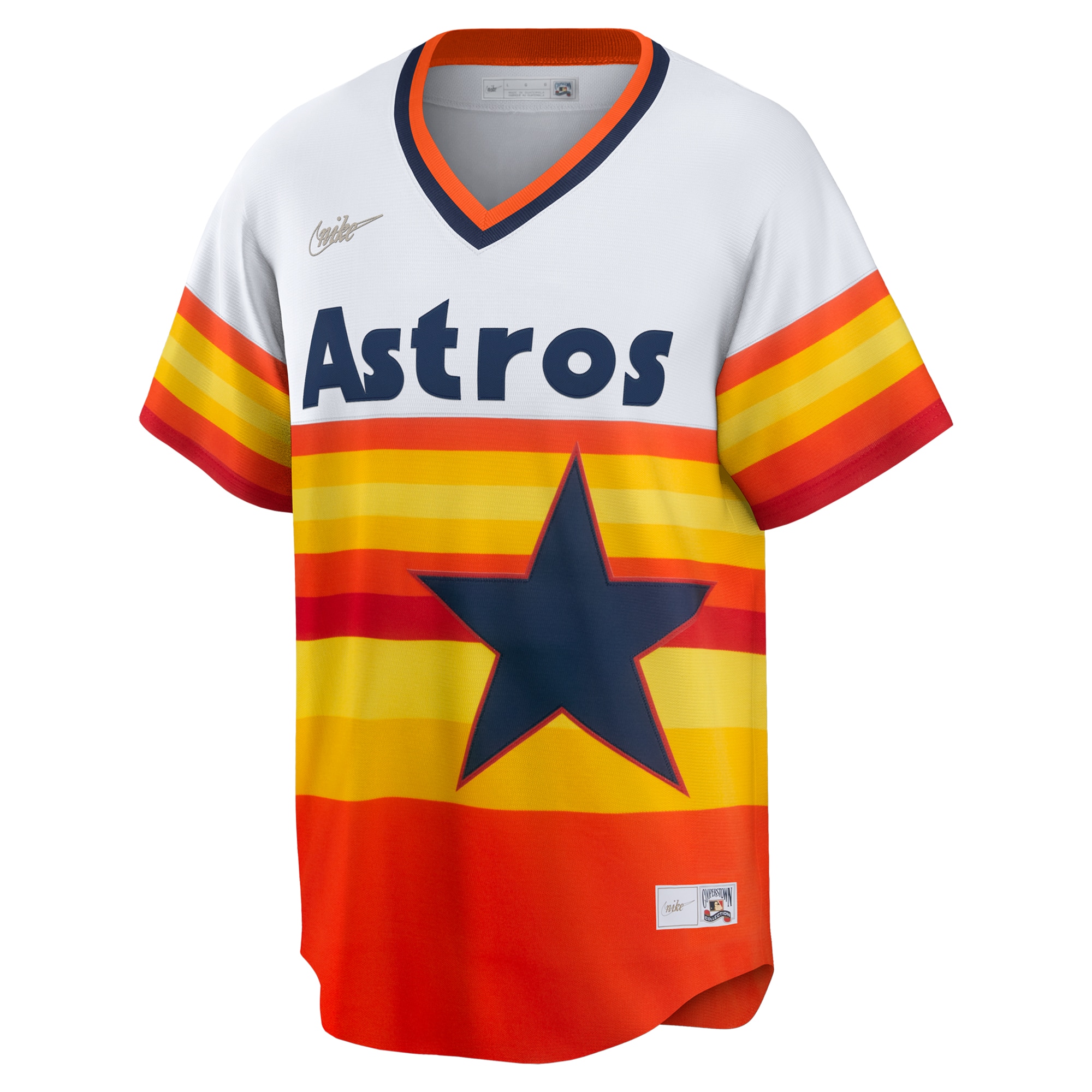 Nolan Ryan Houston Astros Home Cooperstown Collection Player Jersey - White - angle 4