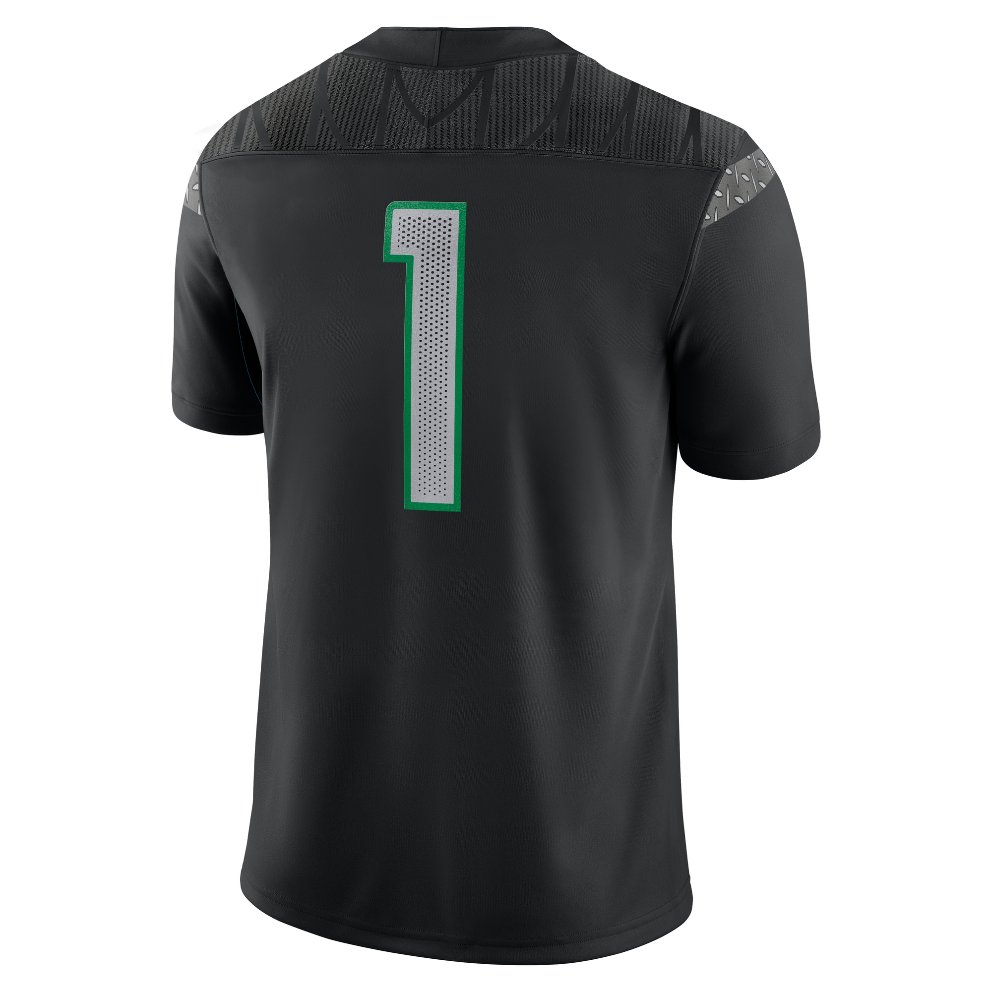 Oregon Ducks Game Jersey - Black - angle 5