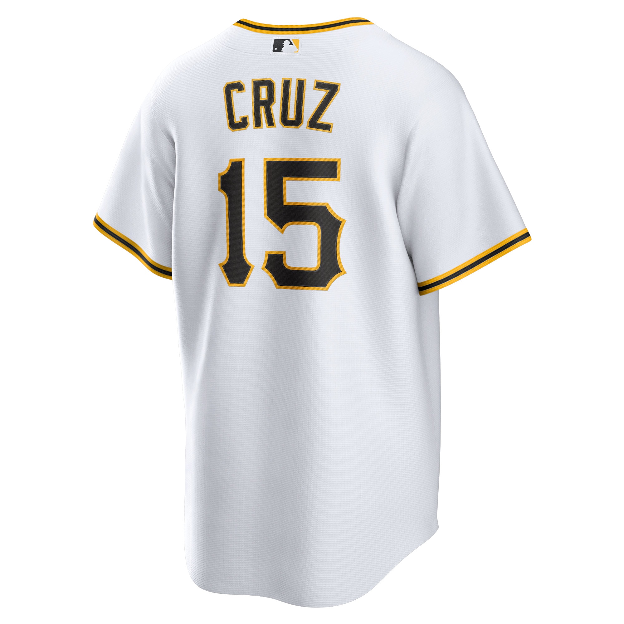 Oneil Cruz Pittsburgh Pirates Home Replica Jersey - White - angle 5
