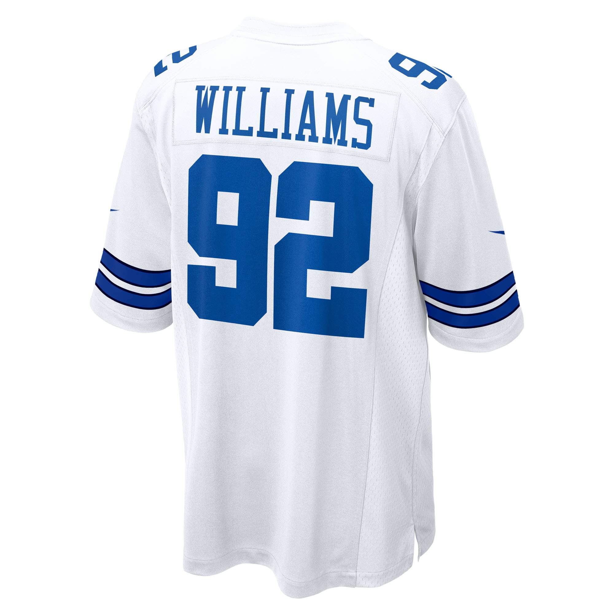 Quinnen Williams Dallas Cowboys Game Jersey - White - angle 5