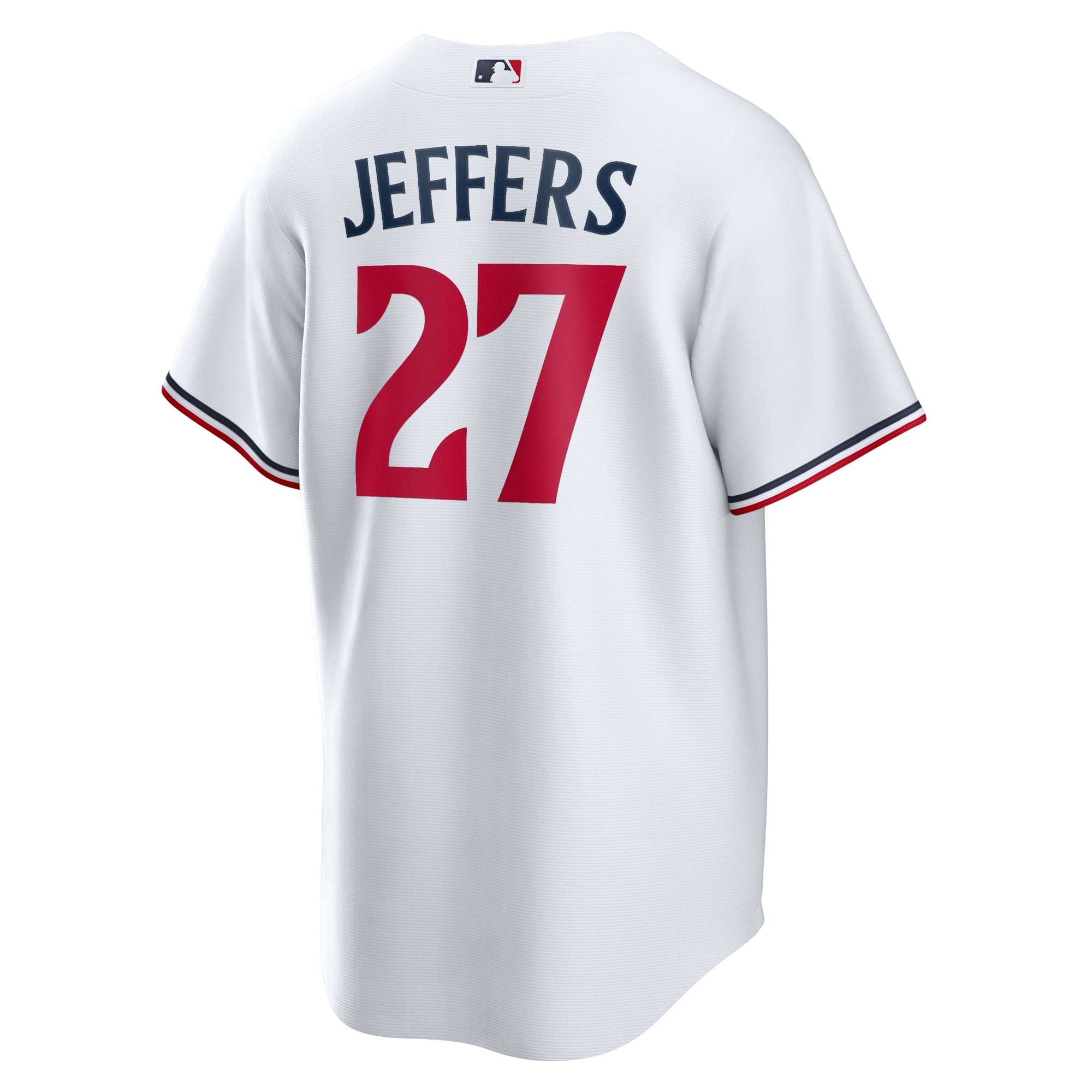 Ryan Jeffers Minnesota Twins Home Replica Player Jersey - White - angle 5