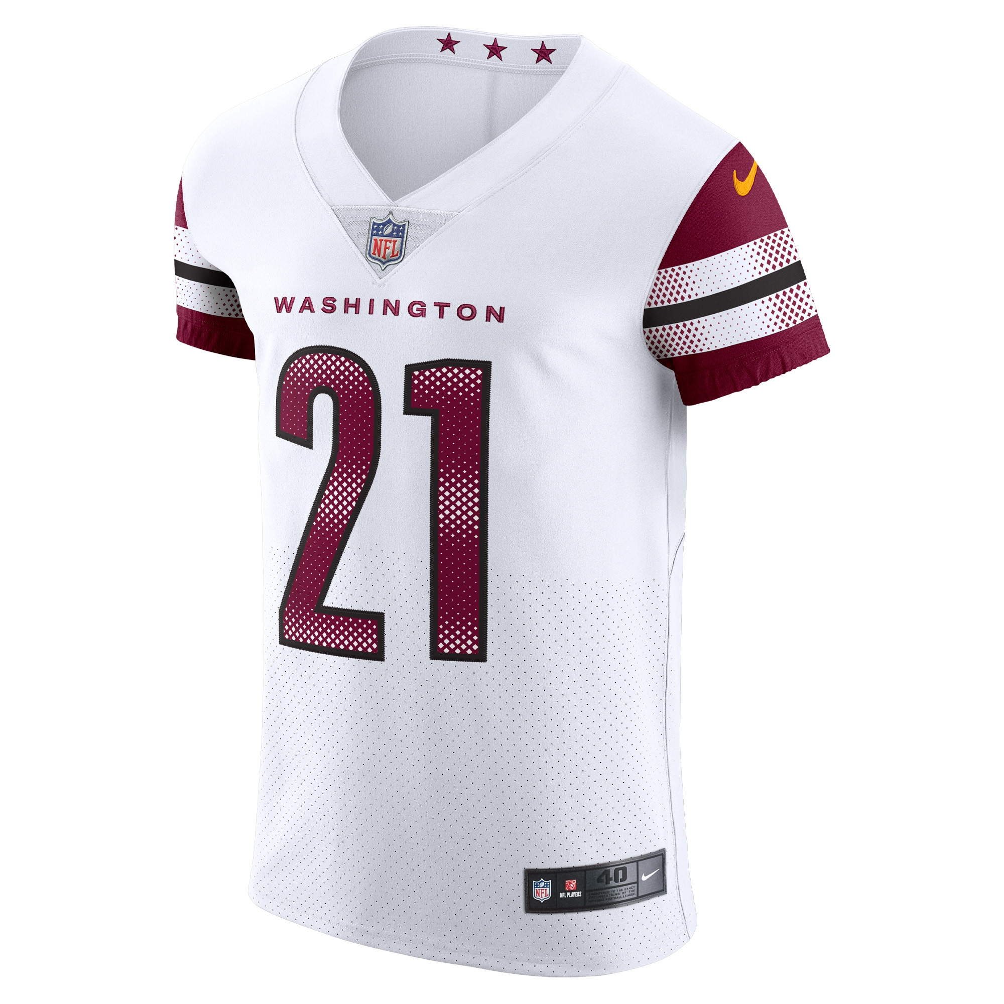 Sean Taylor Washington Commanders Vapor Elite Retired Player Jersey - White - angle 4