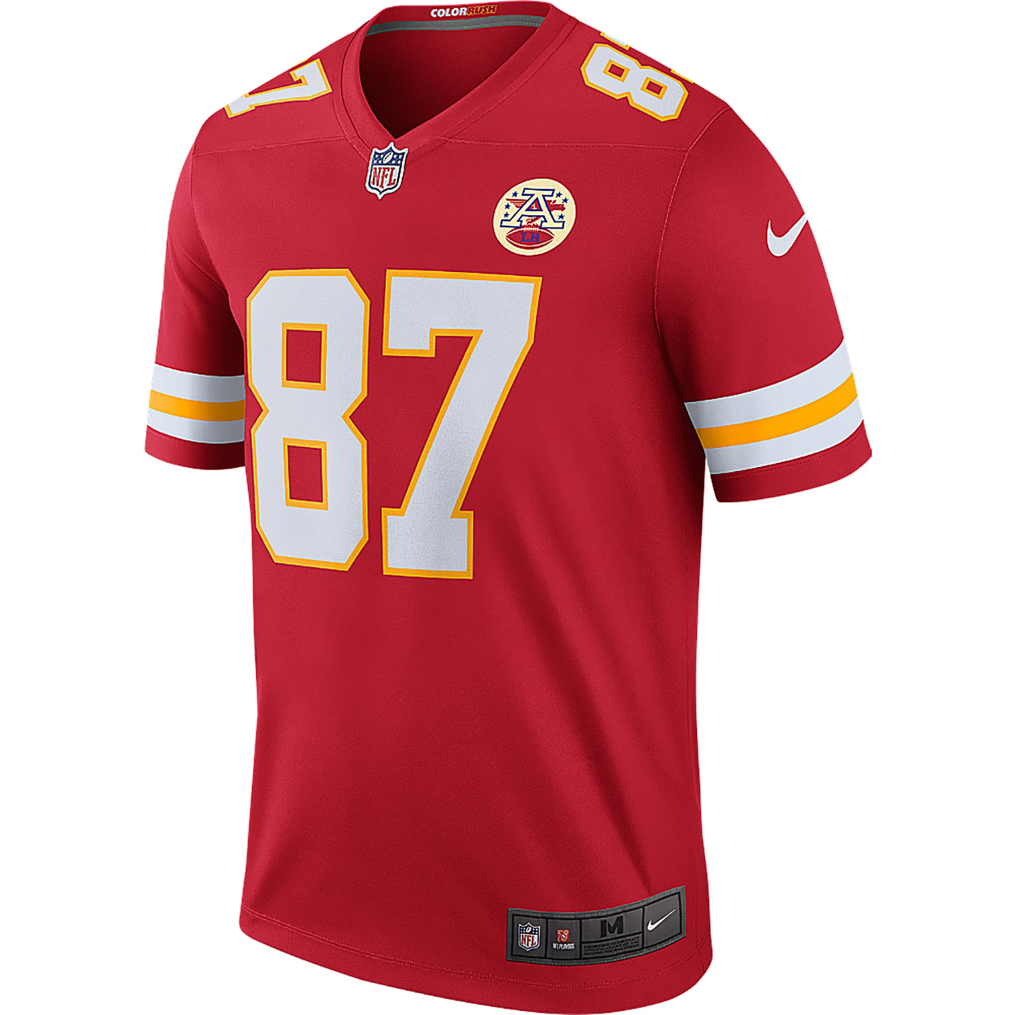 Travis Kelce #87 Kansas City Chiefs Legend Player Performance Jersey Top - Red - angle 4
