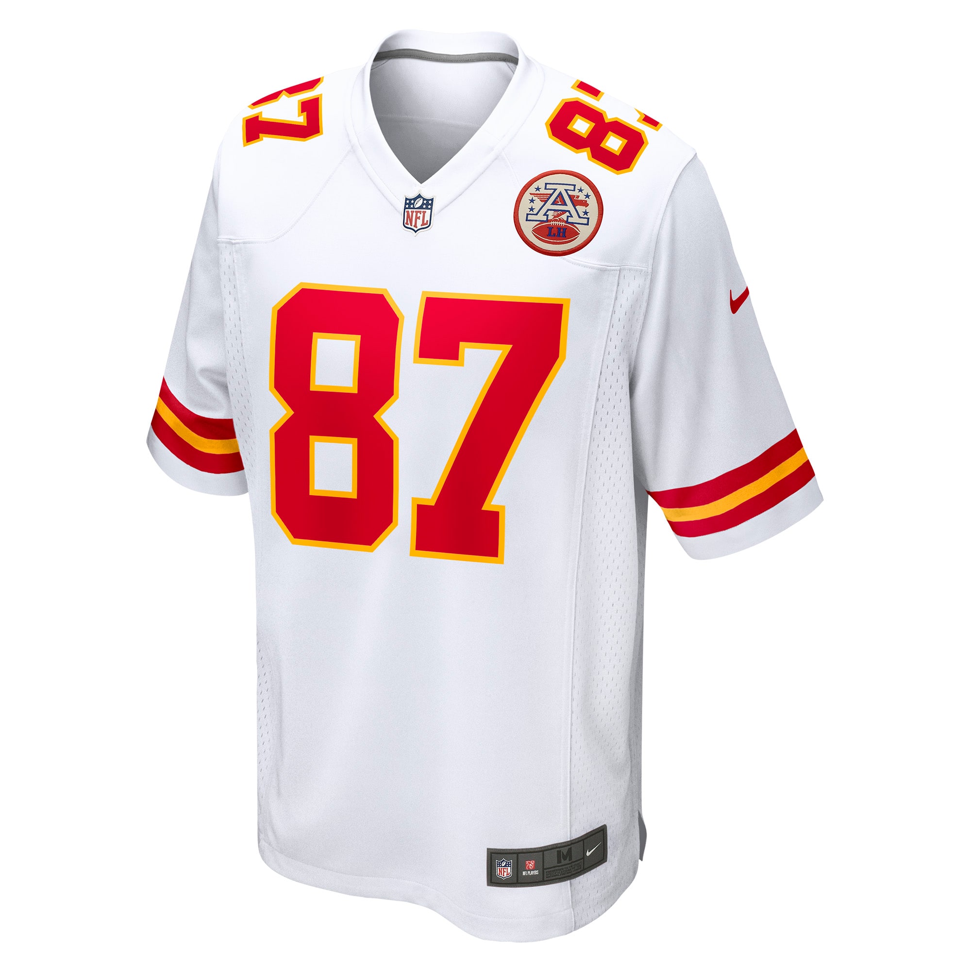 Travis Kelce #87 Kansas City Chiefs Player Game Jersey - White - angle 4