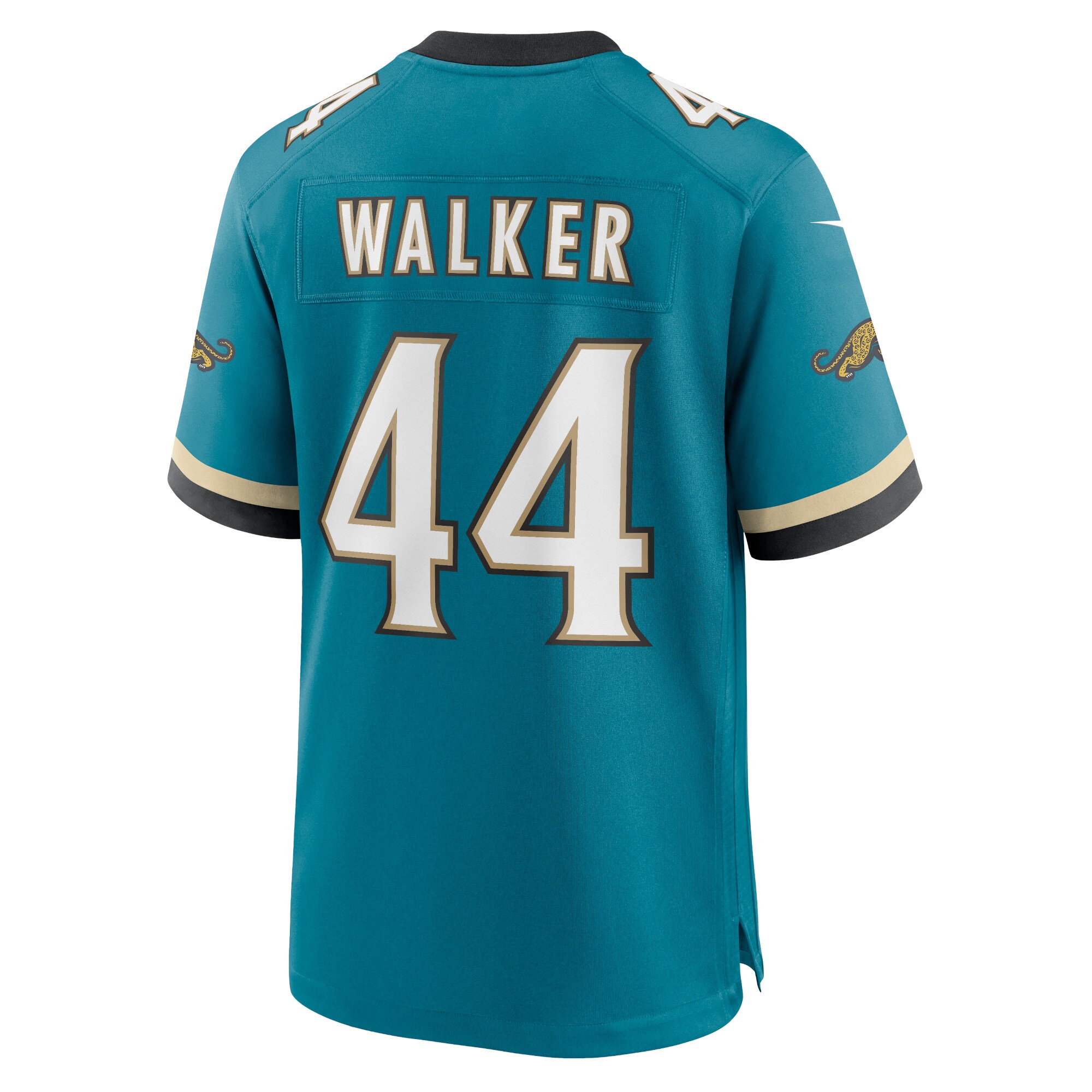 Travon Walker Jacksonville Jaguars Prowler Throwback Player Game Jersey - Teal - angle 5