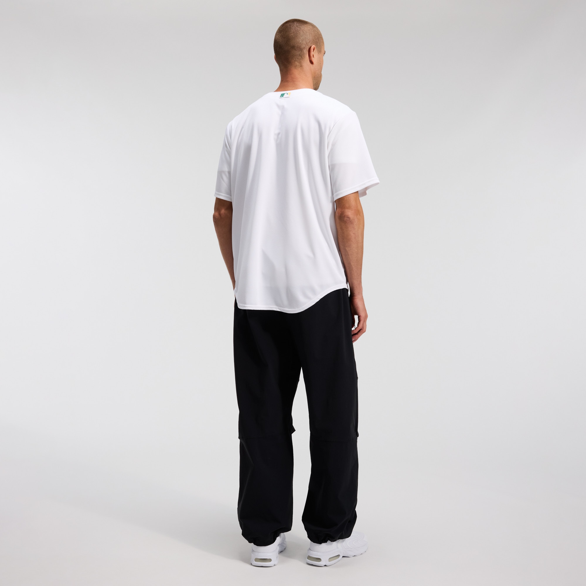 Athletics Home Replica Team Jersey - White - angle 6