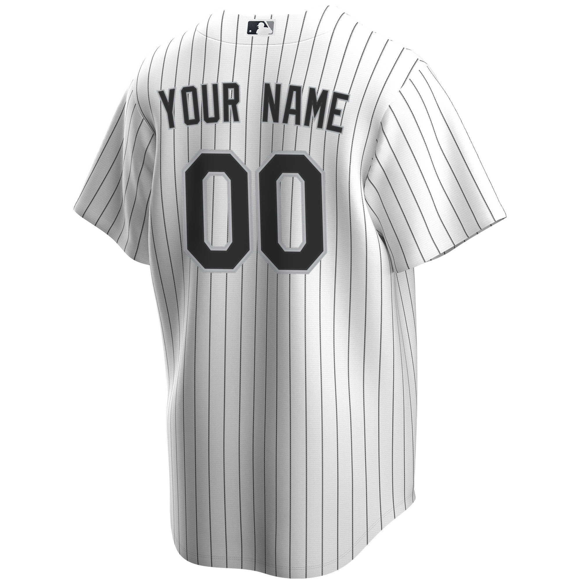Chicago White Sox Home Replica Custom Jersey - White - angle 5