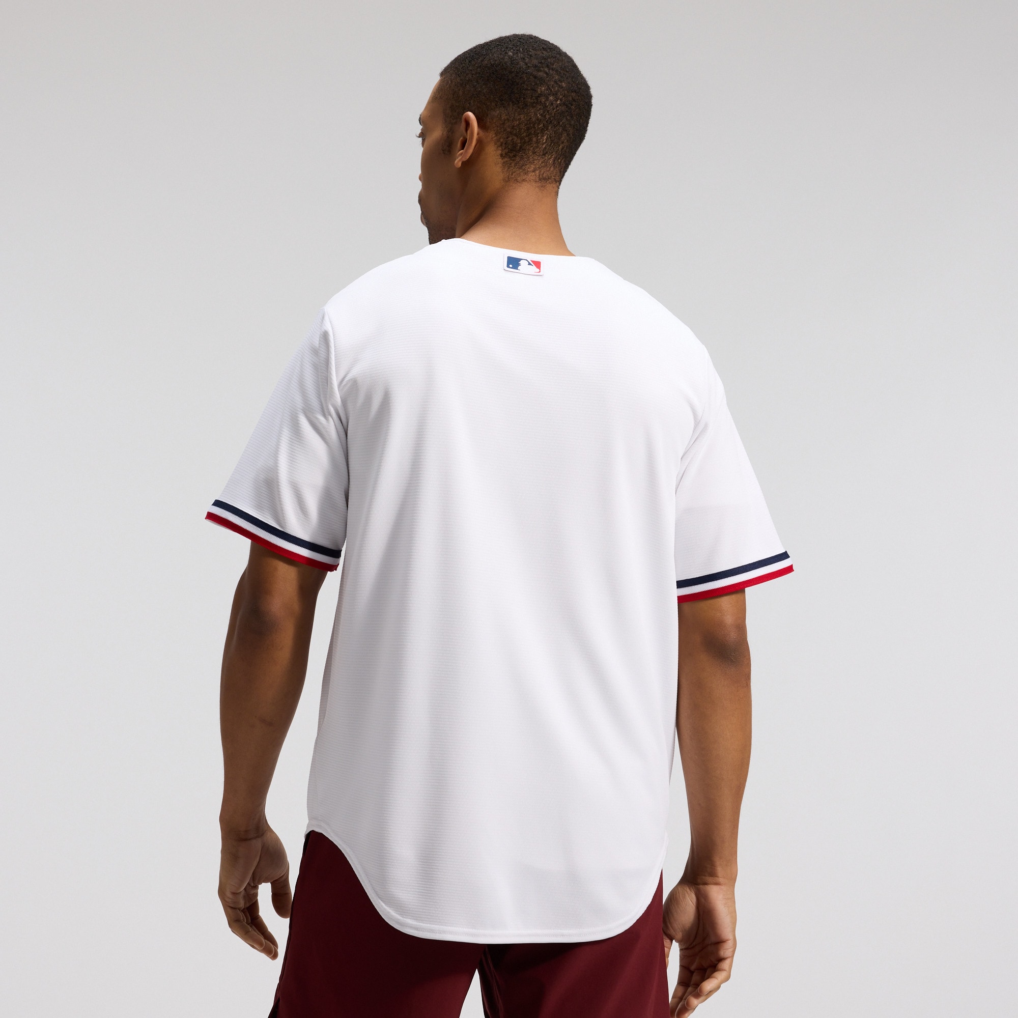 Minnesota Twins Home Replica Team Jersey - White - angle 4
