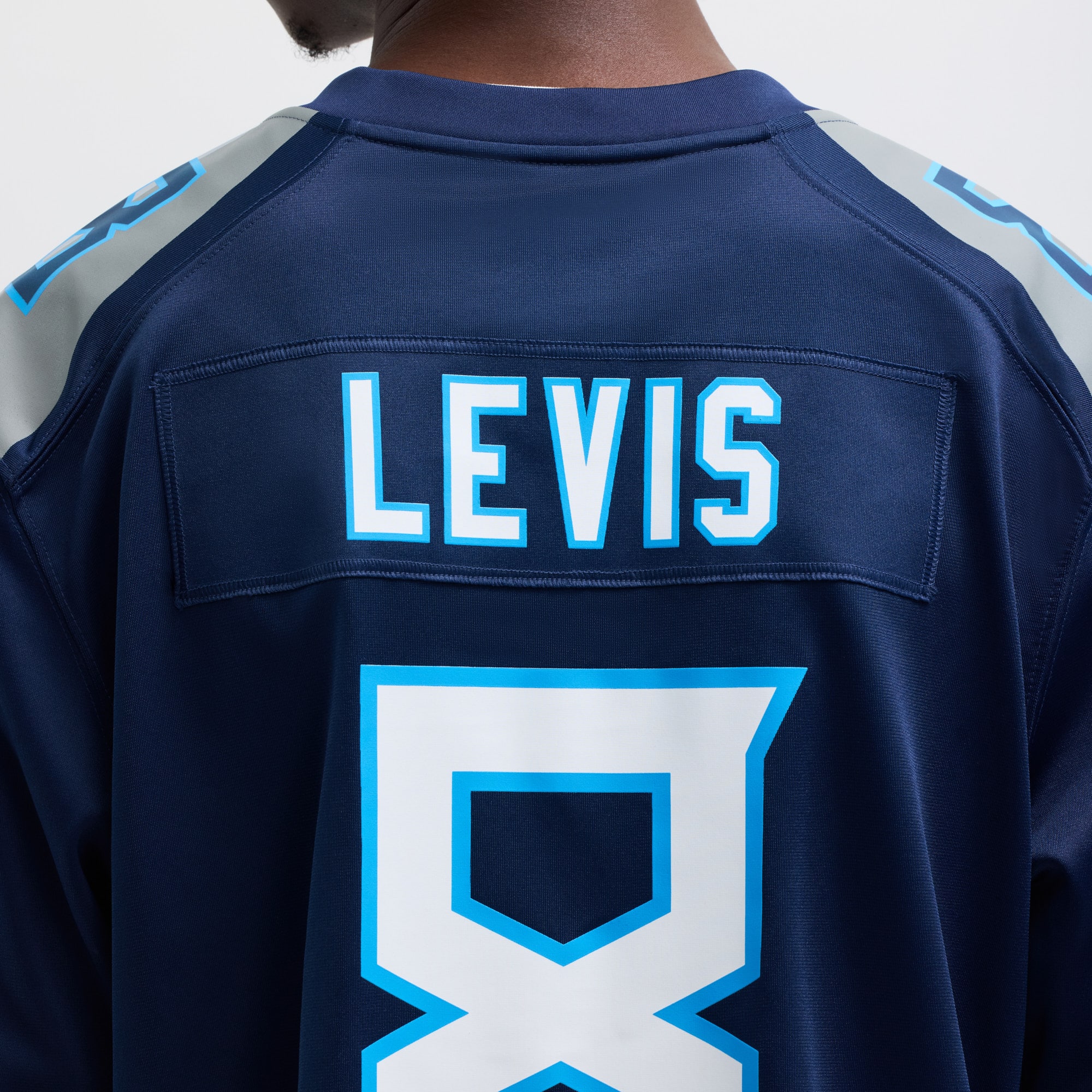 Will Levis Tennessee Titans Game Jersey - Navy - angle 10