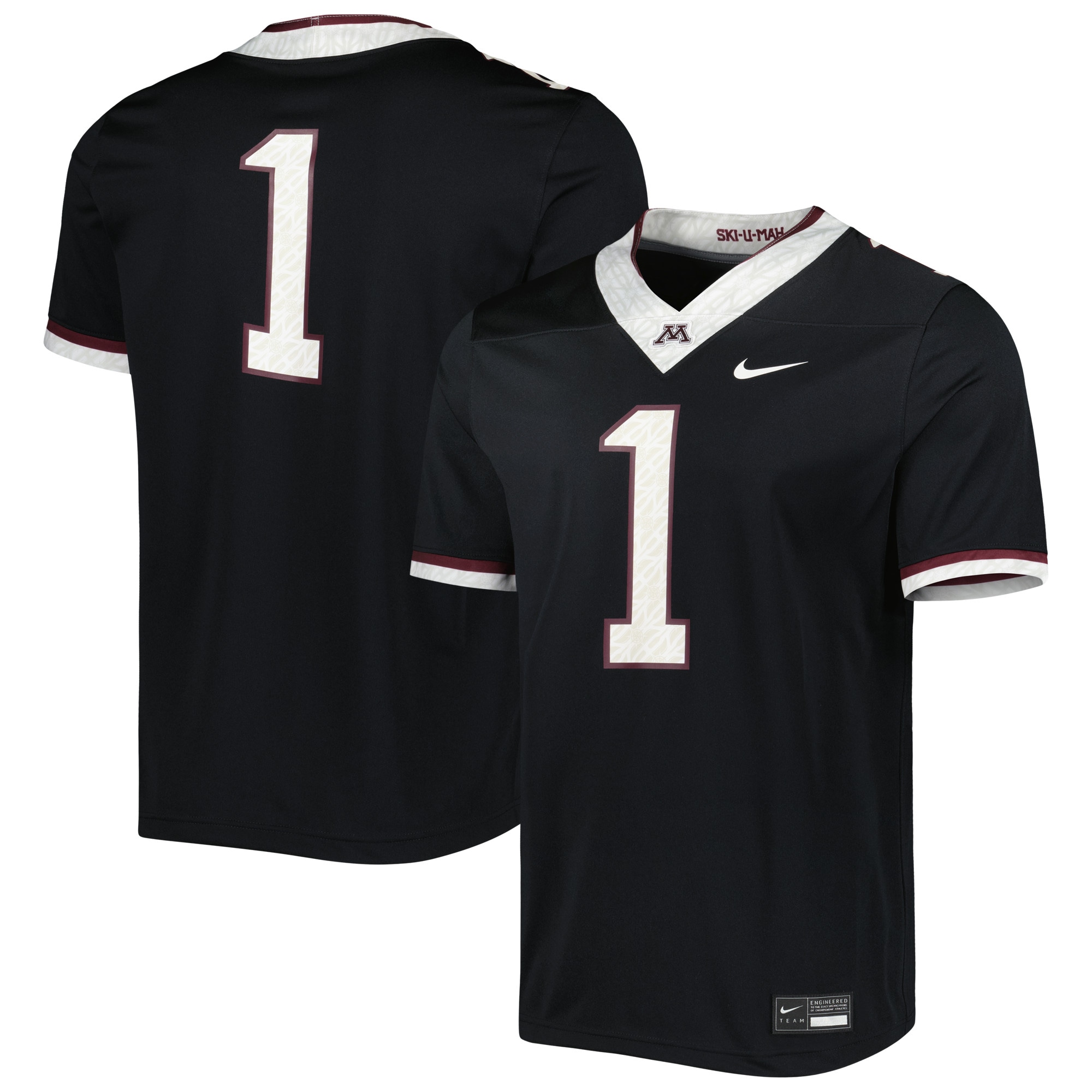 Minnesota Golden Gophers NFL Jersey - Black | FanWearStyle