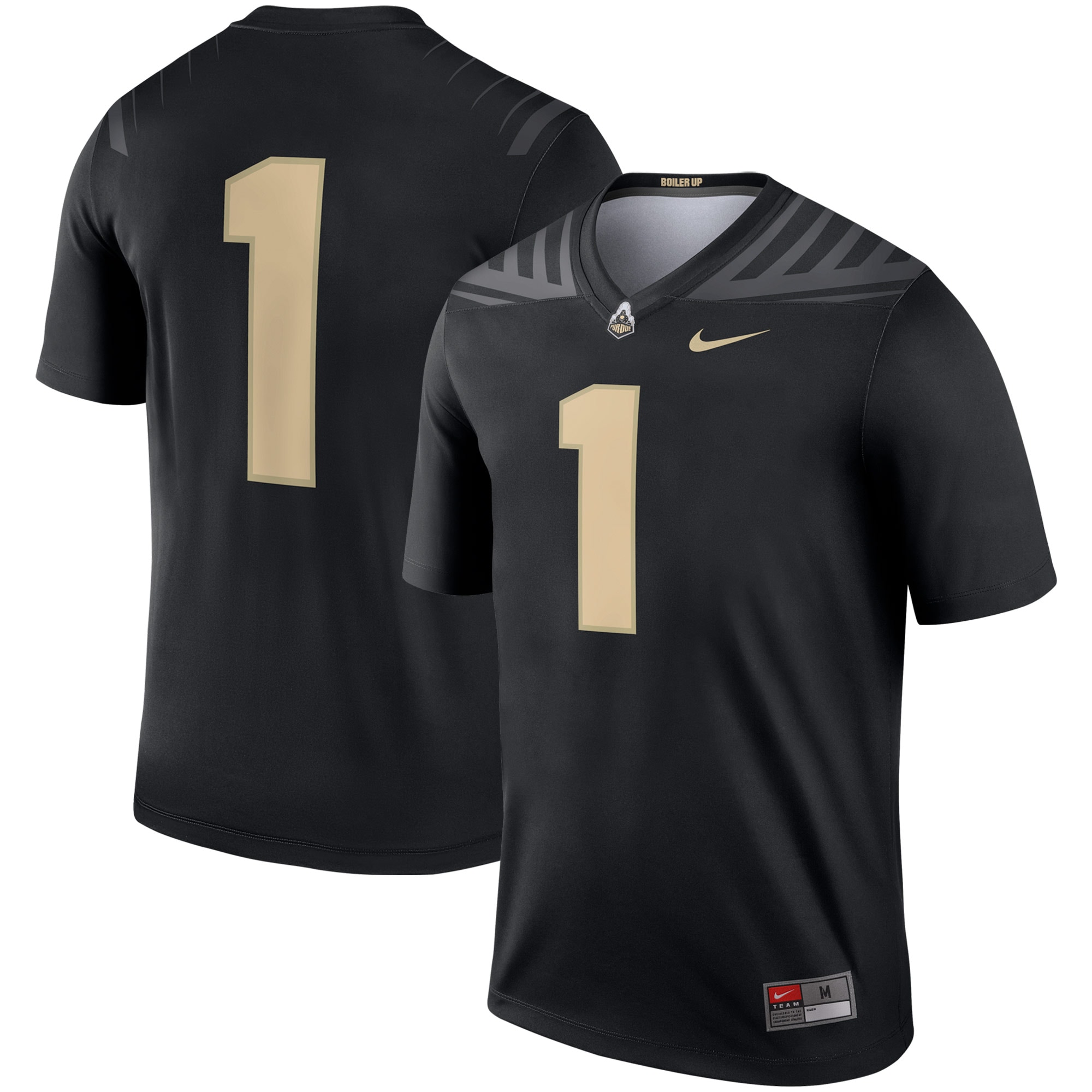 Purdue Boilermakers Jersey - Black | FanWearStyle