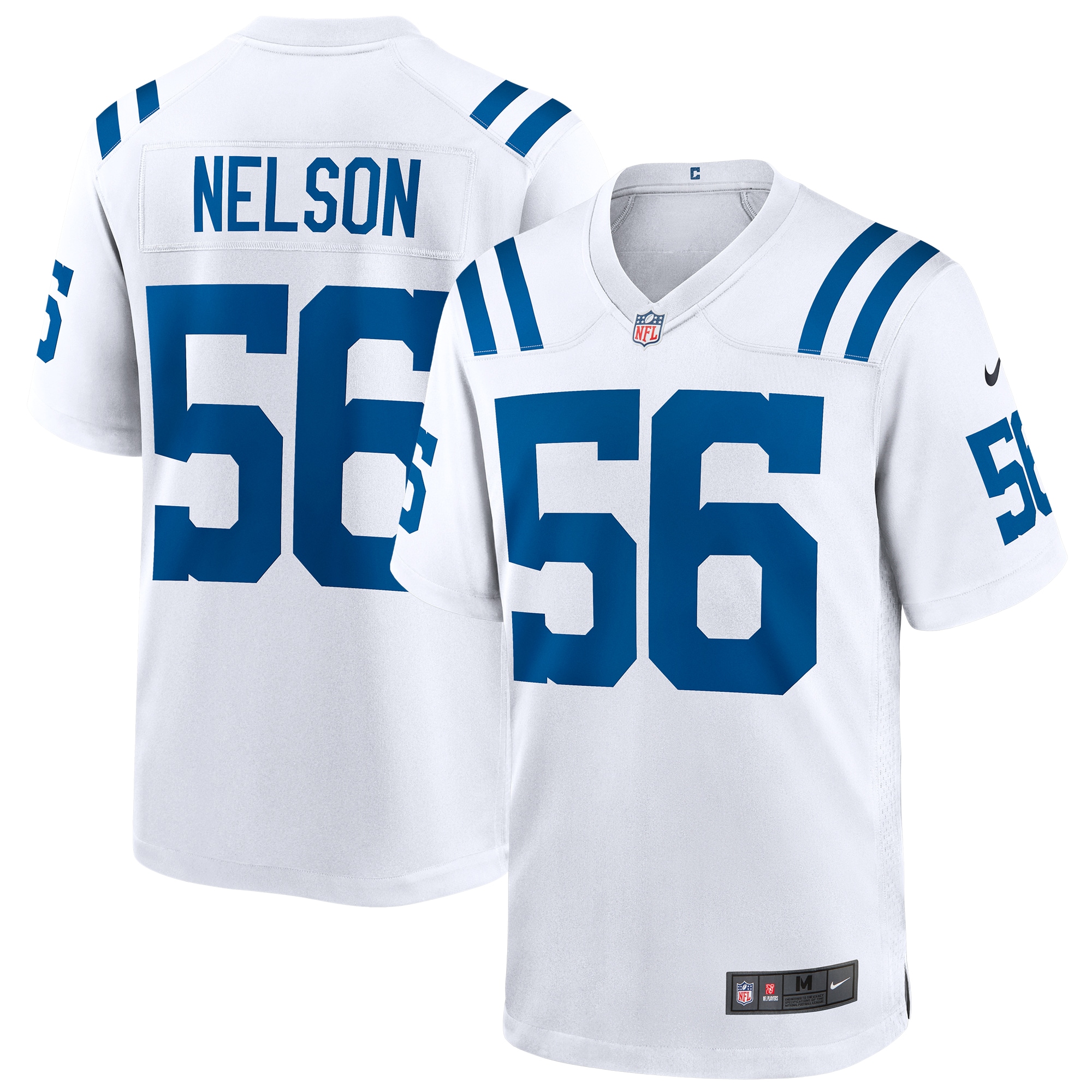 Youth Quenton Nelson Indianapolis Colts Game Player Jersey - White | FanWearStyle