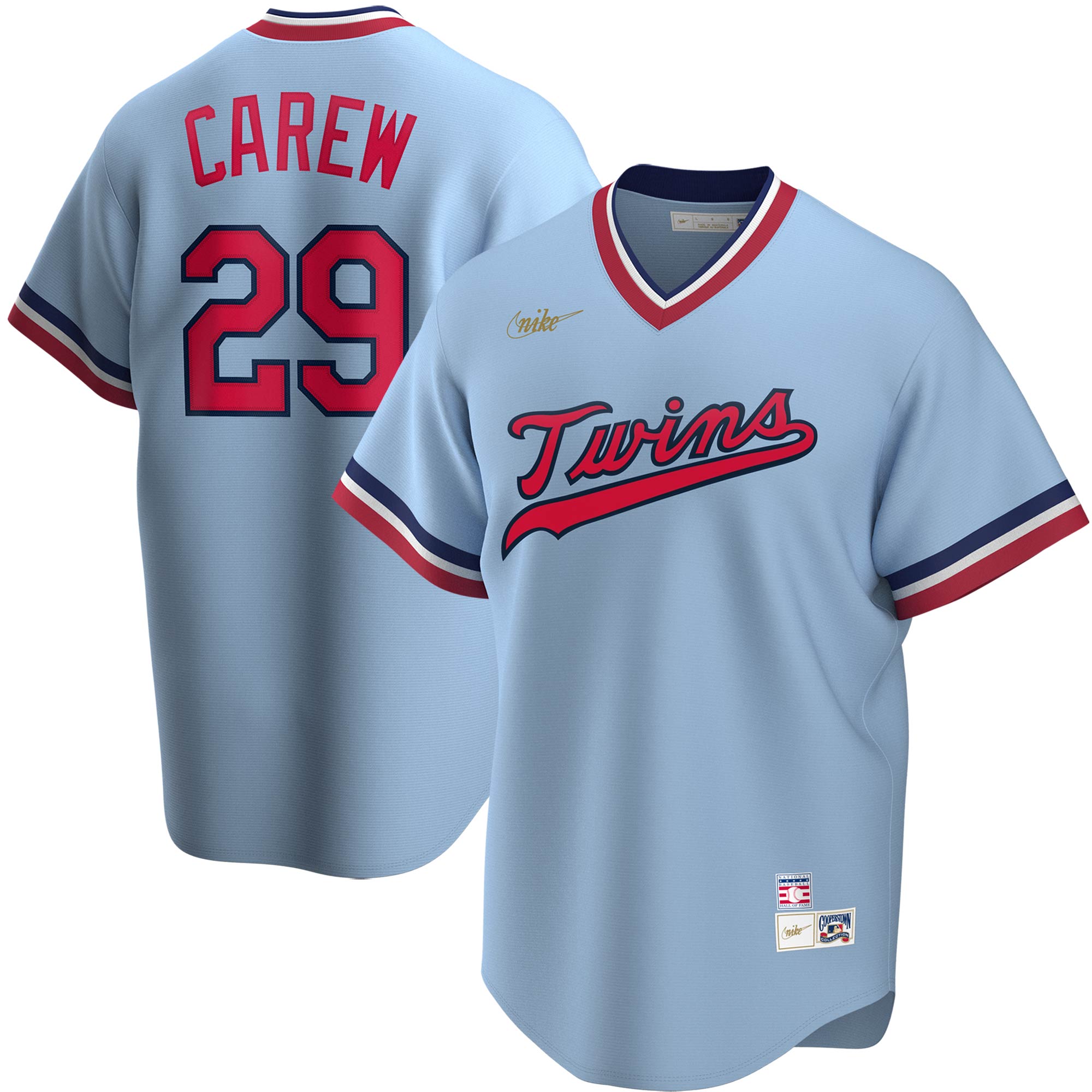 Rod Carew Minnesota Twins MLB Jersey - Light Blue | FanWearStyle
