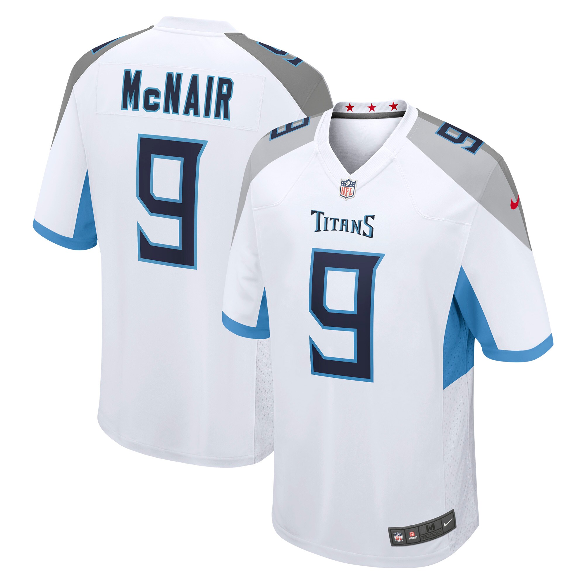 Steve McNair Tennessee Titans Retired Player Game Jersey - White - angle 2