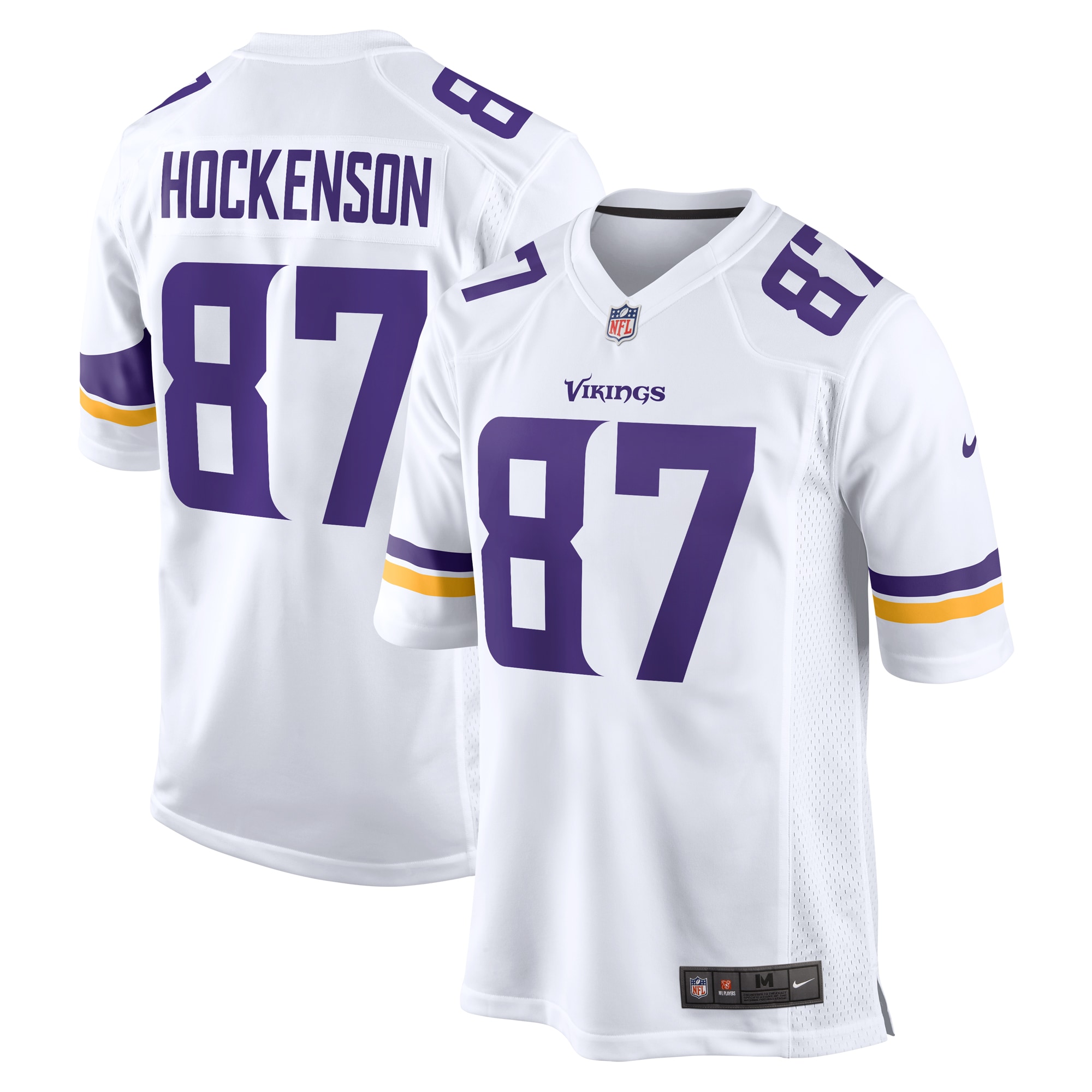 T.J. Hockenson Minnesota Vikings NFL Jersey - White | FanWearStyle