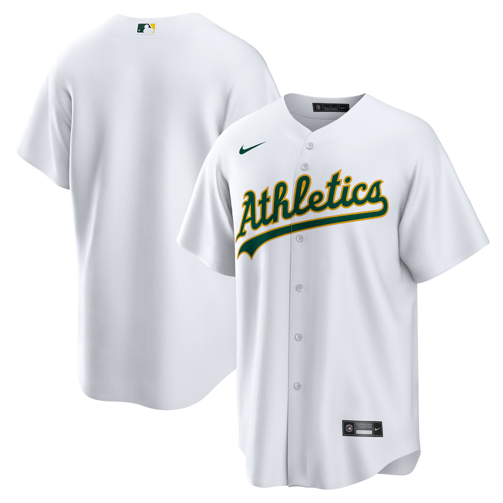 Athletics Home Jersey - White | FanWearStyle