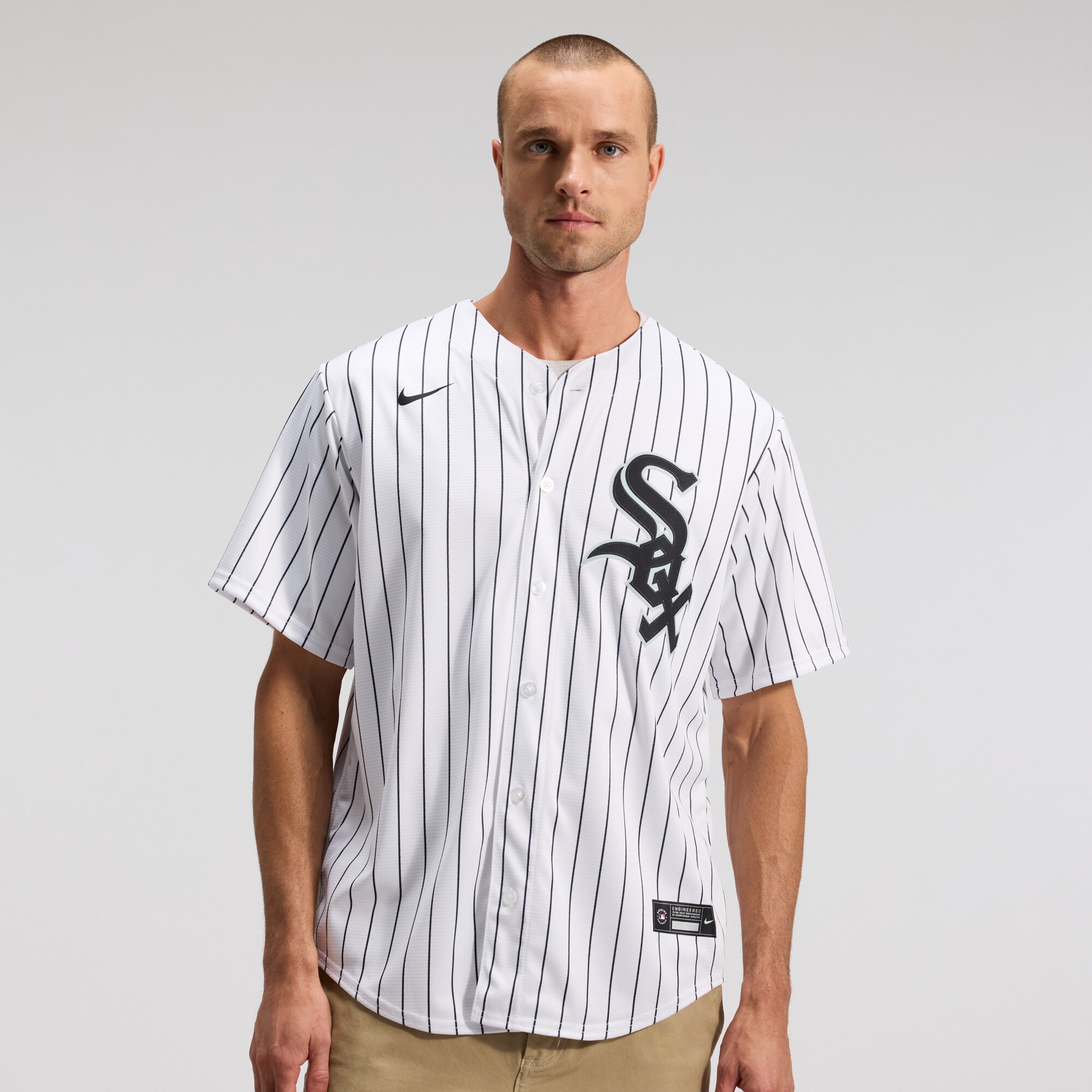 Chicago White Sox Home Replica Team Jersey - White - angle 3