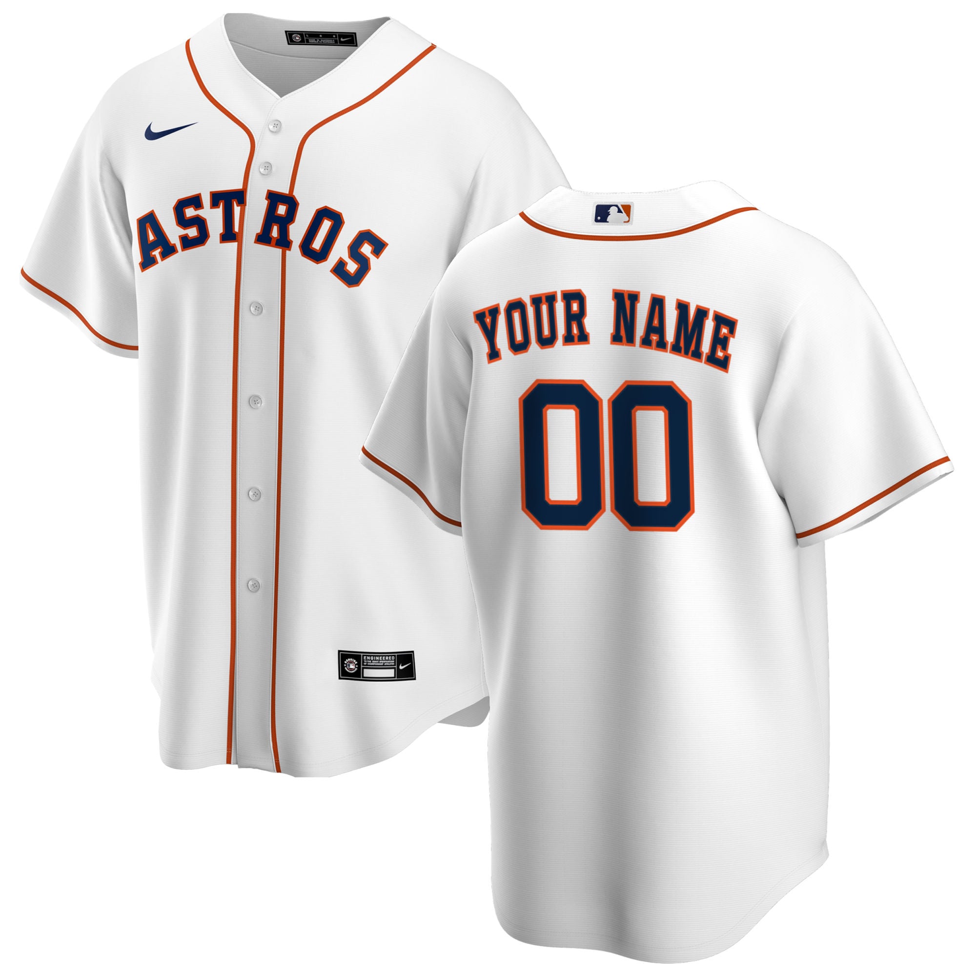 Houston Astros Home MLB Jersey - White | FanWearStyle