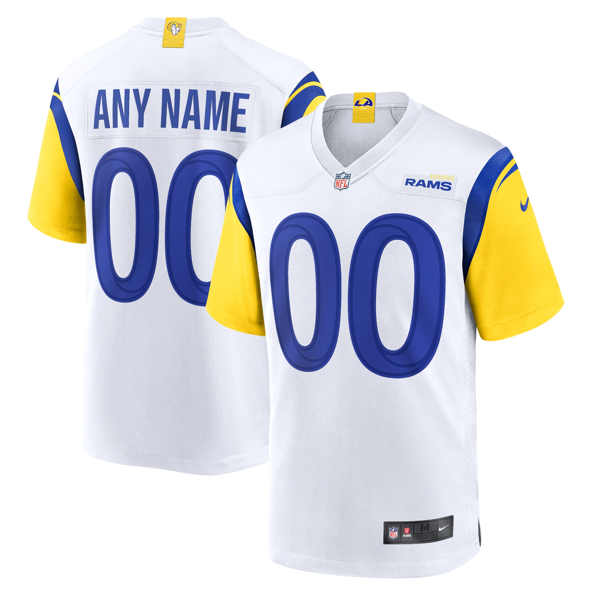 Los Angeles Rams Alternate NFL Jersey - White | FanWearStyle