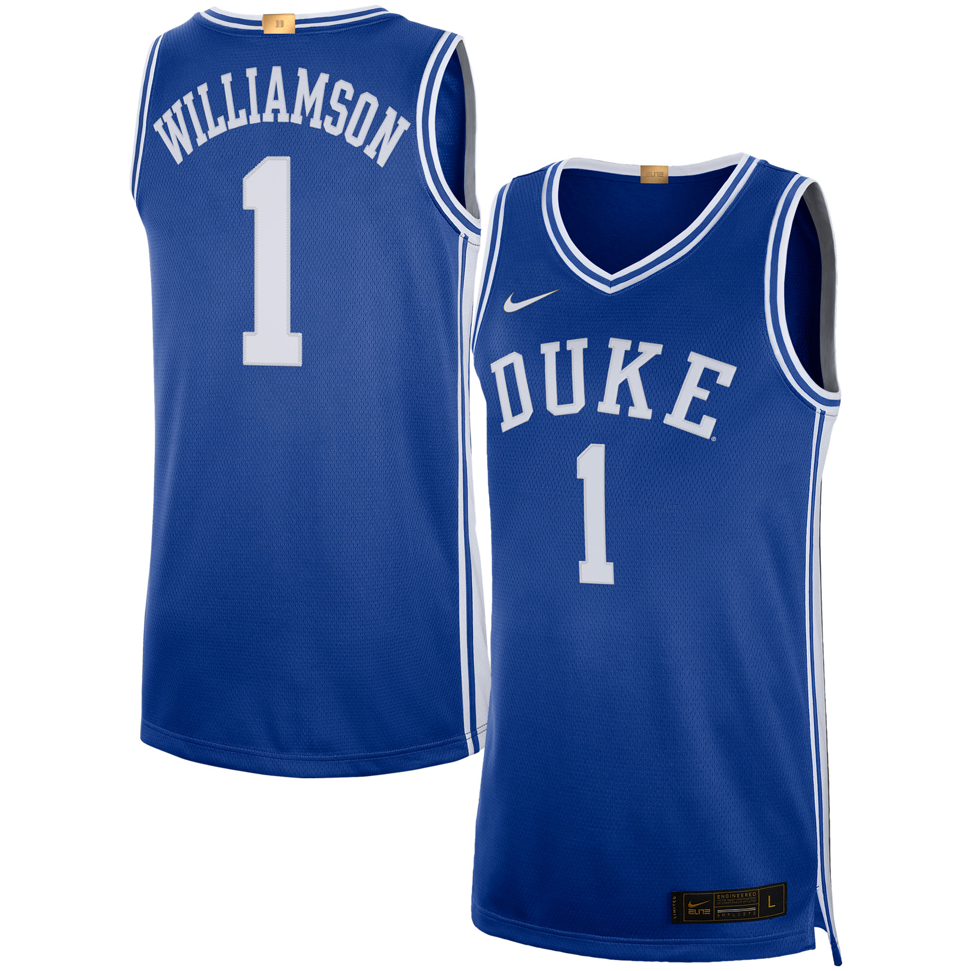 Zion Williamson #1 Duke Blue Devils NCAA Jersey | FanWearStyle
