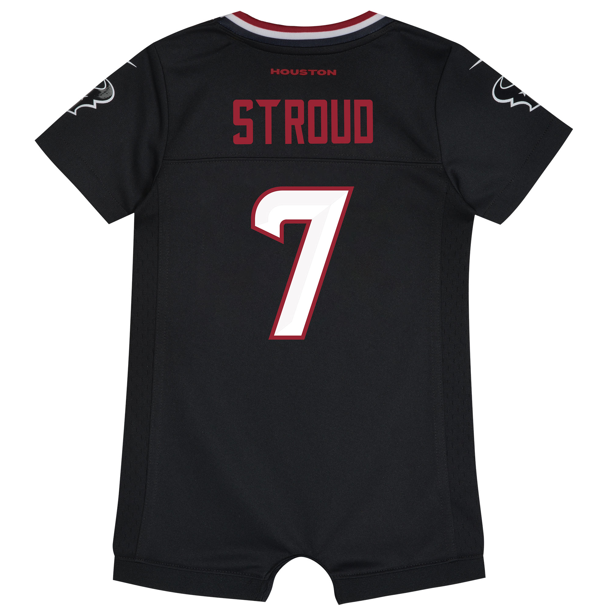 C.J. Stroud #7 Houston Texans Newborn Romper Game Jersey - Navy - angle 5