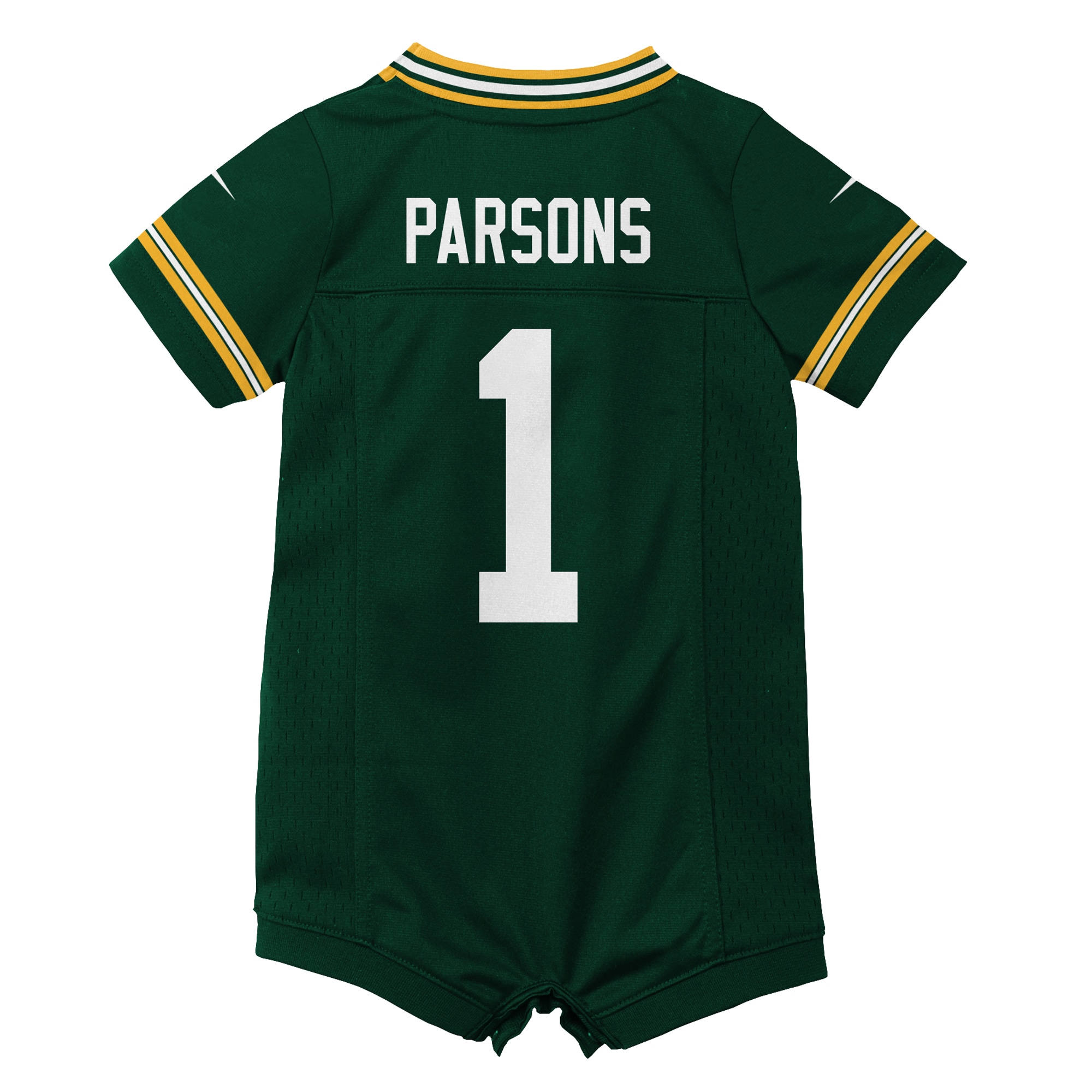 Micah Parsons #11 Green Bay Packers Newborn Romper Game Jersey - Green - angle 5