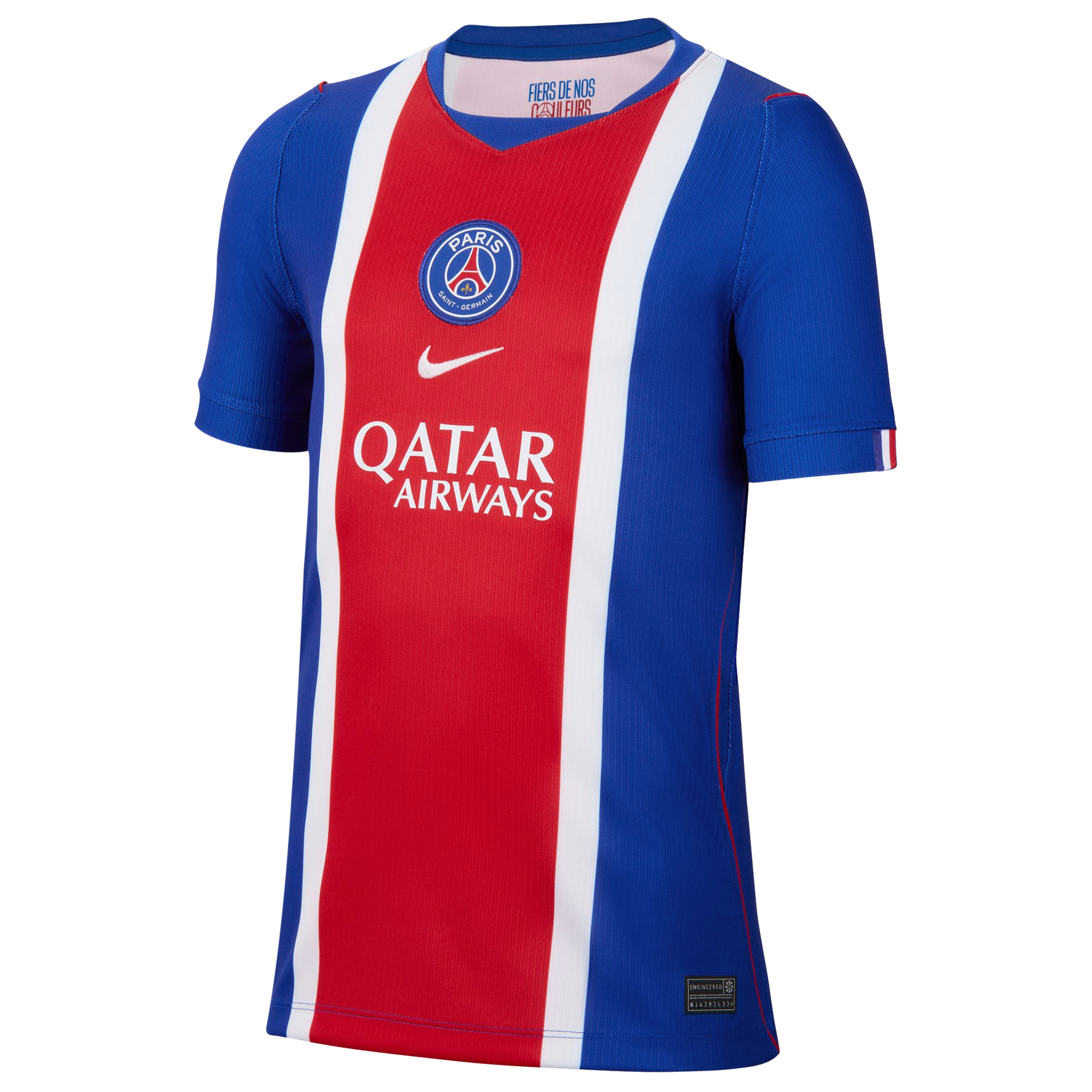 Paris Saint-Germain Youth 2026/27 Home Stadium Replica Custom Jersey - Blue - angle 3