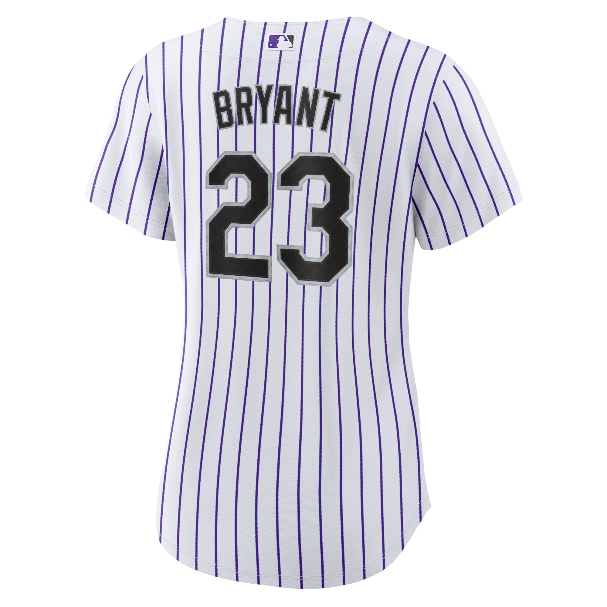 Kris Bryant Colorado Rockies Women's Replica Player Jersey - White/Purple - angle 5