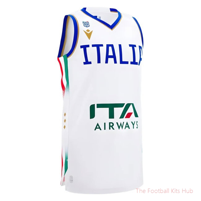 2025/26 Italy FIP Basketball Home Jersey (White) Jersey