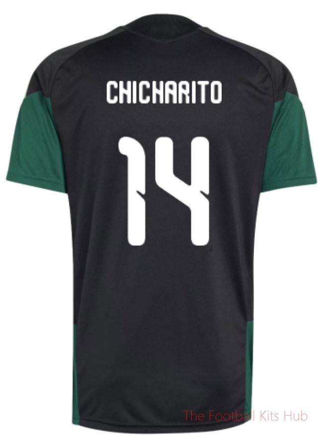 2026/27 Mexico Training Jersey (Black) (Chicharito 14)