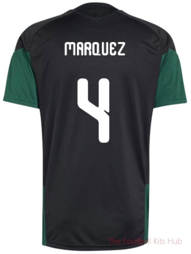 2026/27 Mexico Training Jersey (Black) (Marquez 4)
