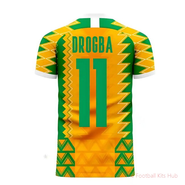 Ivory Coast 2025/26 Home Football Kit (Libero) (DROGBA 11)