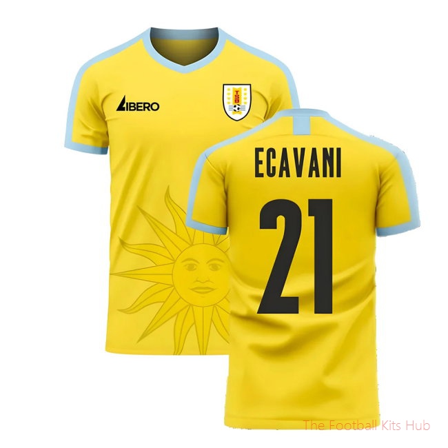 Uruguay 2025/26 Away Football Kit (Libero) (E CAVANI 21)