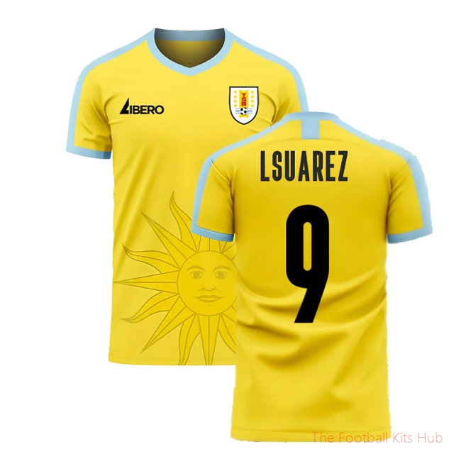 Uruguay 2025/26 Away Football Kit (Libero) (L SUAREZ 9)