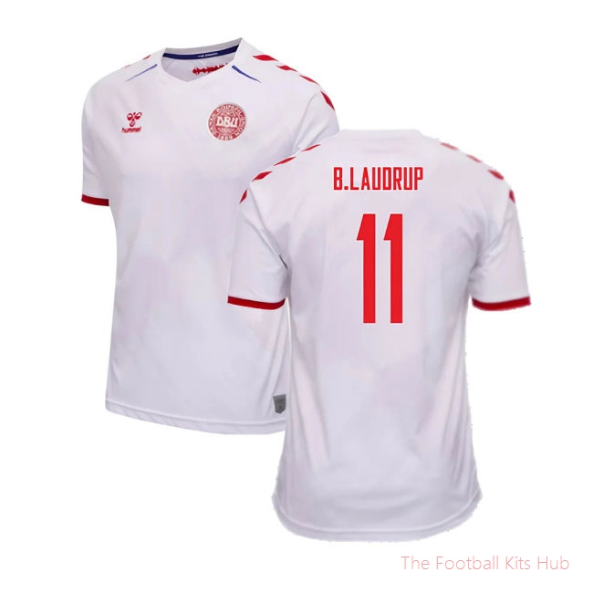 Denmark 2025/26 Home Football Kit (Viper) (B.LAUDRUP 11)