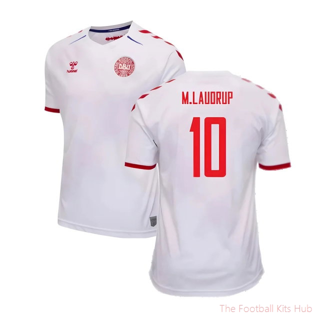 Denmark 2025/26 Home Football Kit (Viper) (M.LAUDRUP 10)
