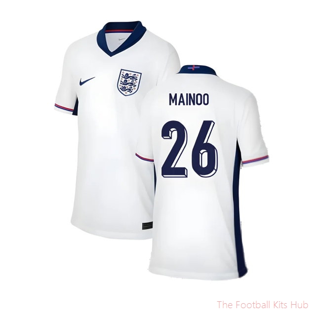 2024/25 England Home Shirt (Kids) (Mainoo 26)