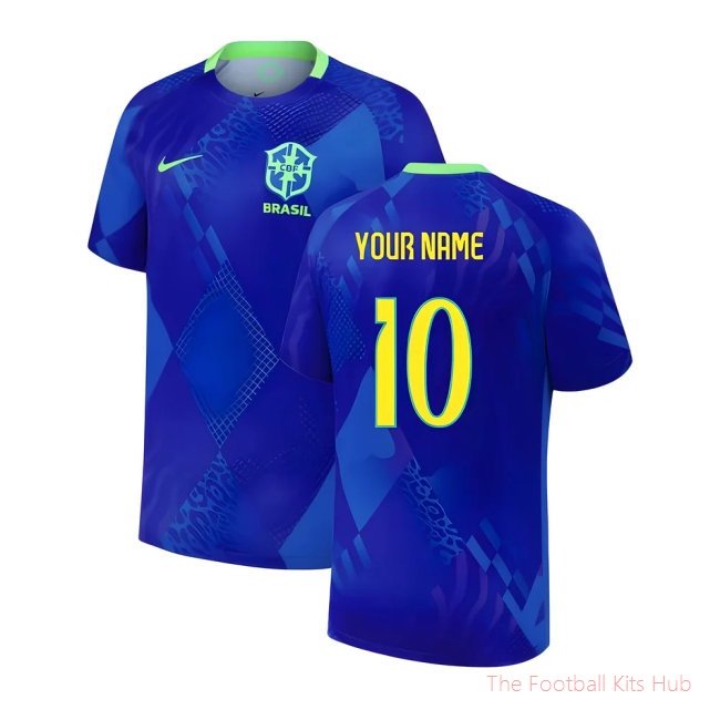 2025/26 Brazil Womens Team Away Shirt (Unisex) (Your Name)