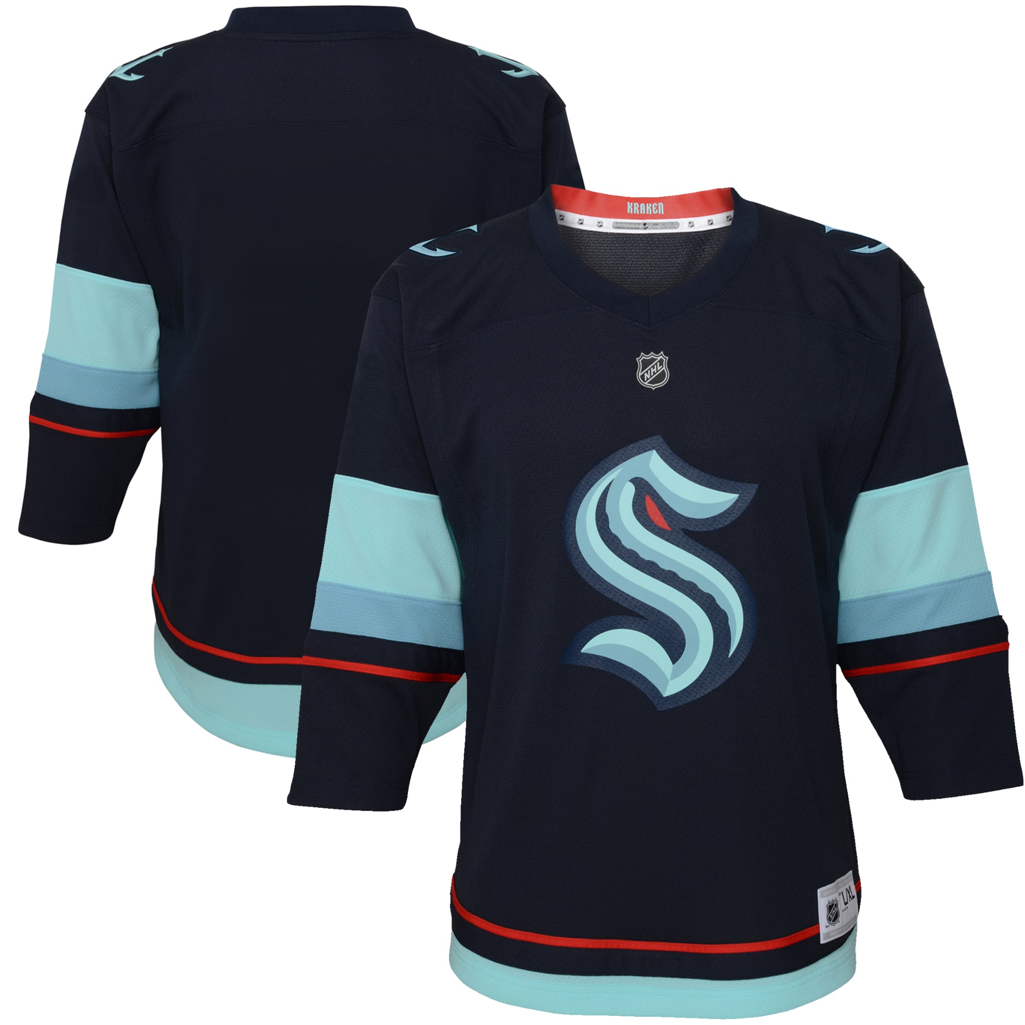 Seattle Kraken Home NHL Jersey - Navy | FanWearStyle
