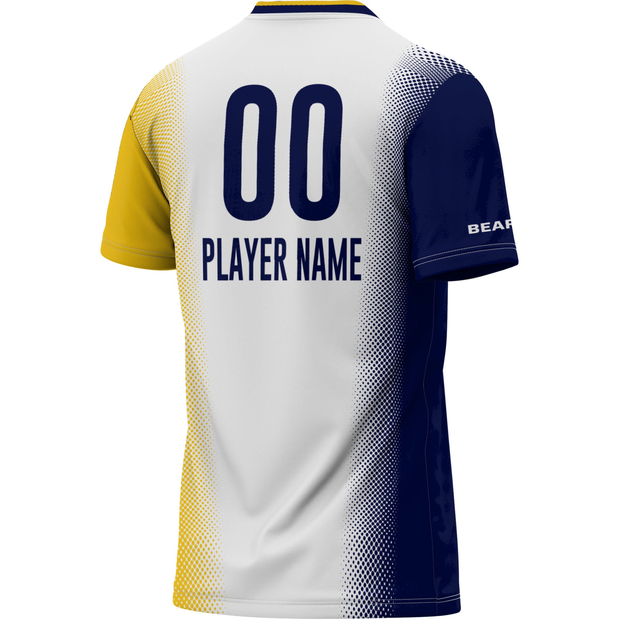 Cal Bears GameDay Greats Youth NIL Pick-A-Player Lightweight Women's Soccer Jersey - White - angle 3