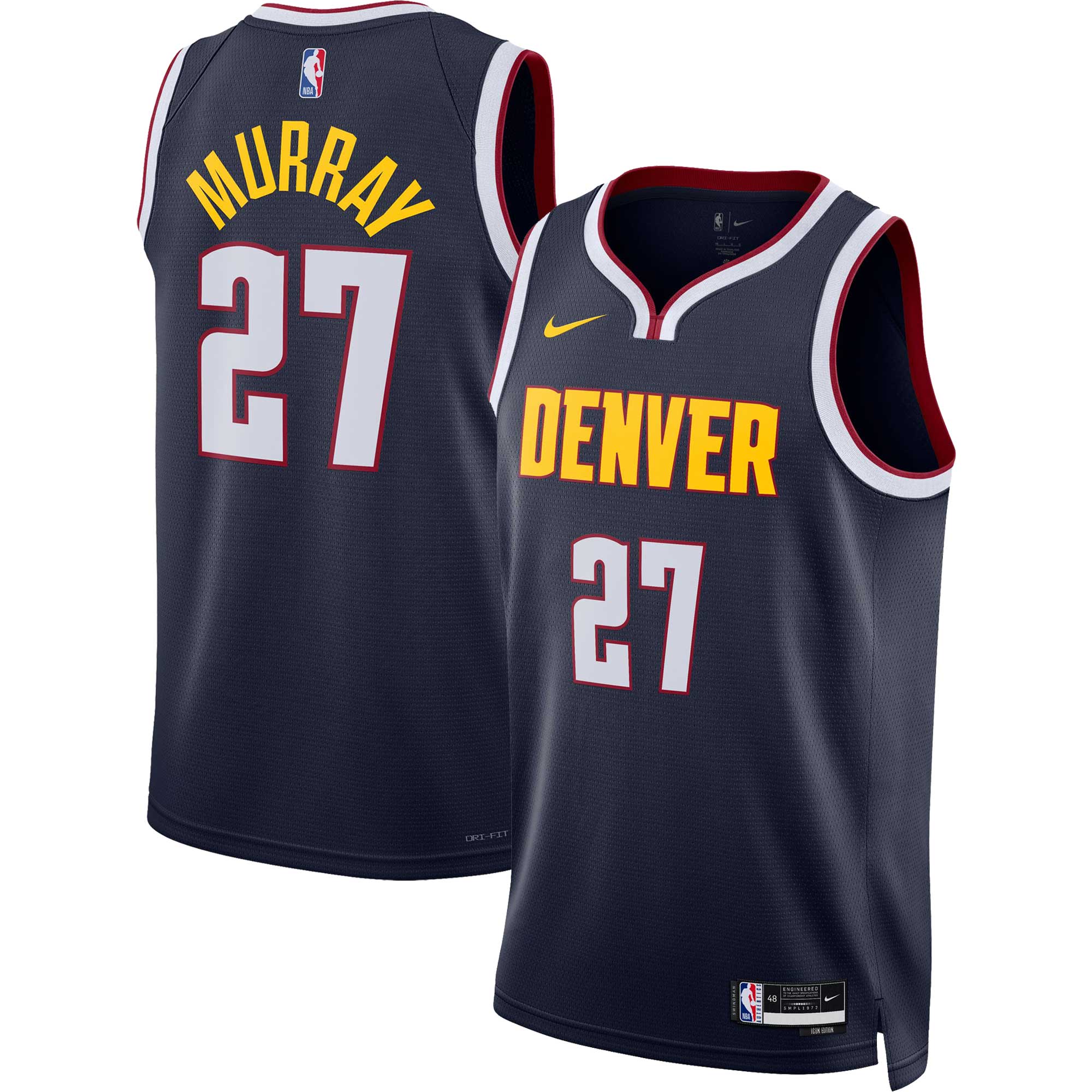 Jamal Murray Denver Nuggets NBA Jersey - Navy | FanWearStyle