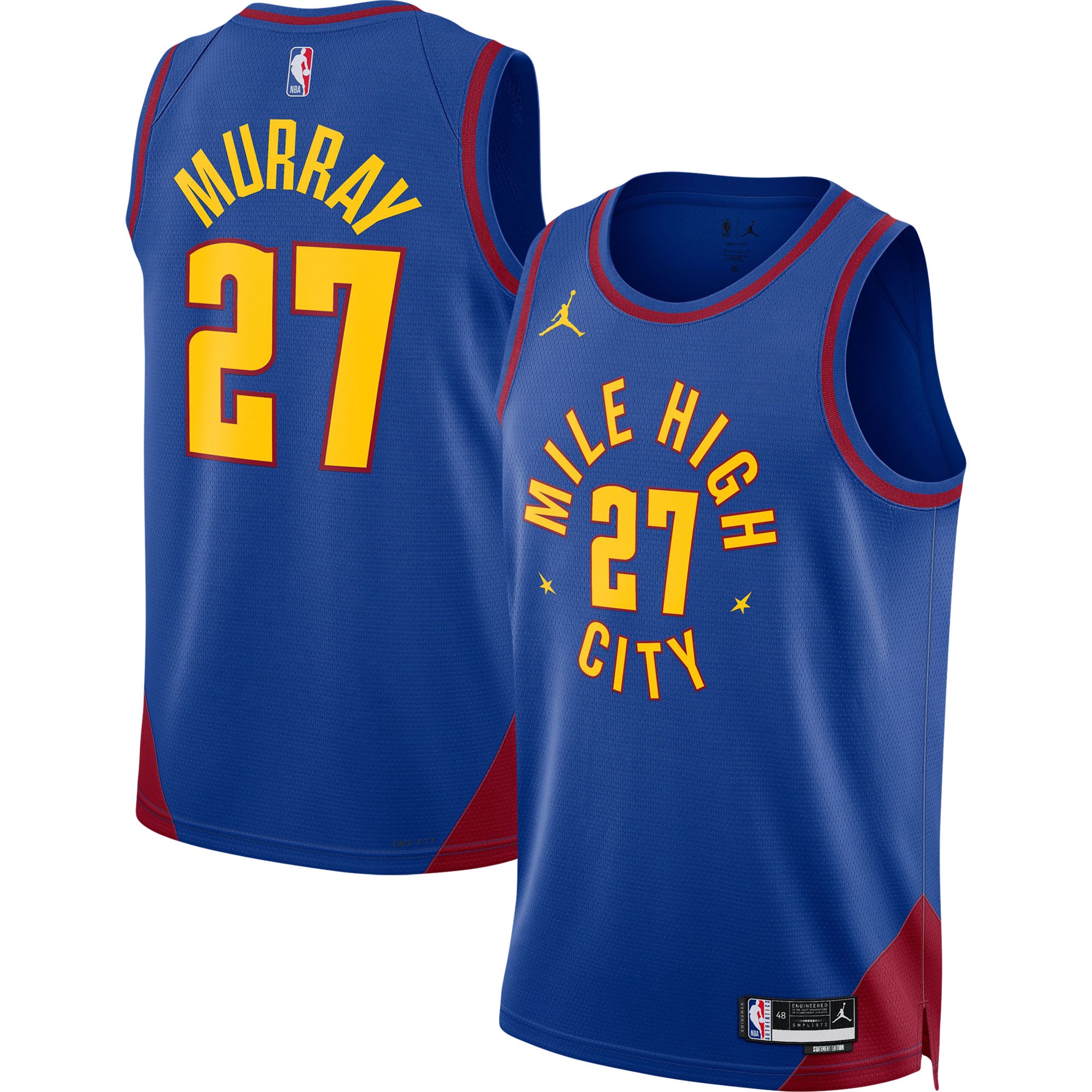 Youth Jamal Murray Denver Nuggets Swingman Jersey - Statement Edition - Blue | FanWearStyle