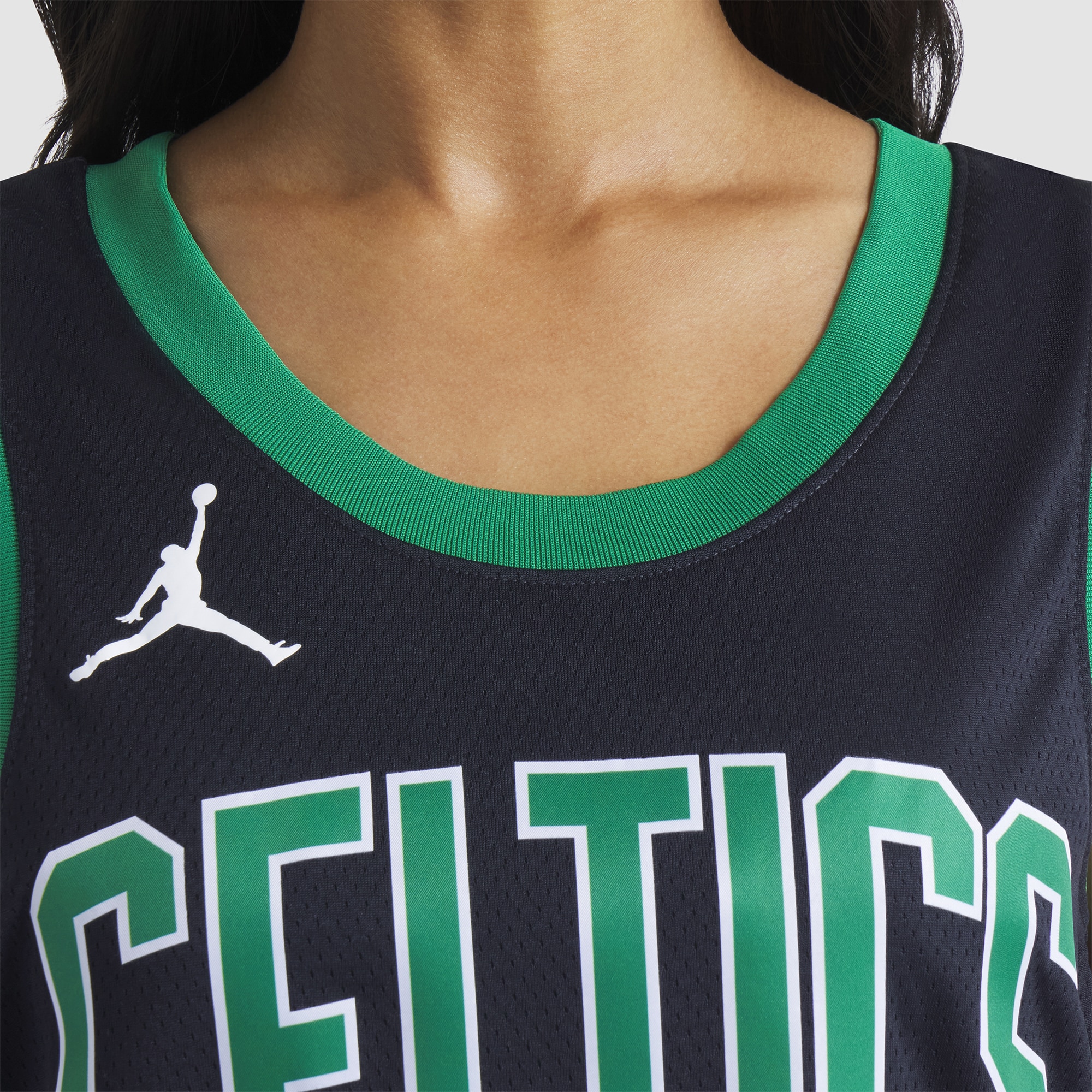 Jaylen Brown #7 Boston Celtics Unisex Swingman Jersey - Statement Edition - Black - angle 7