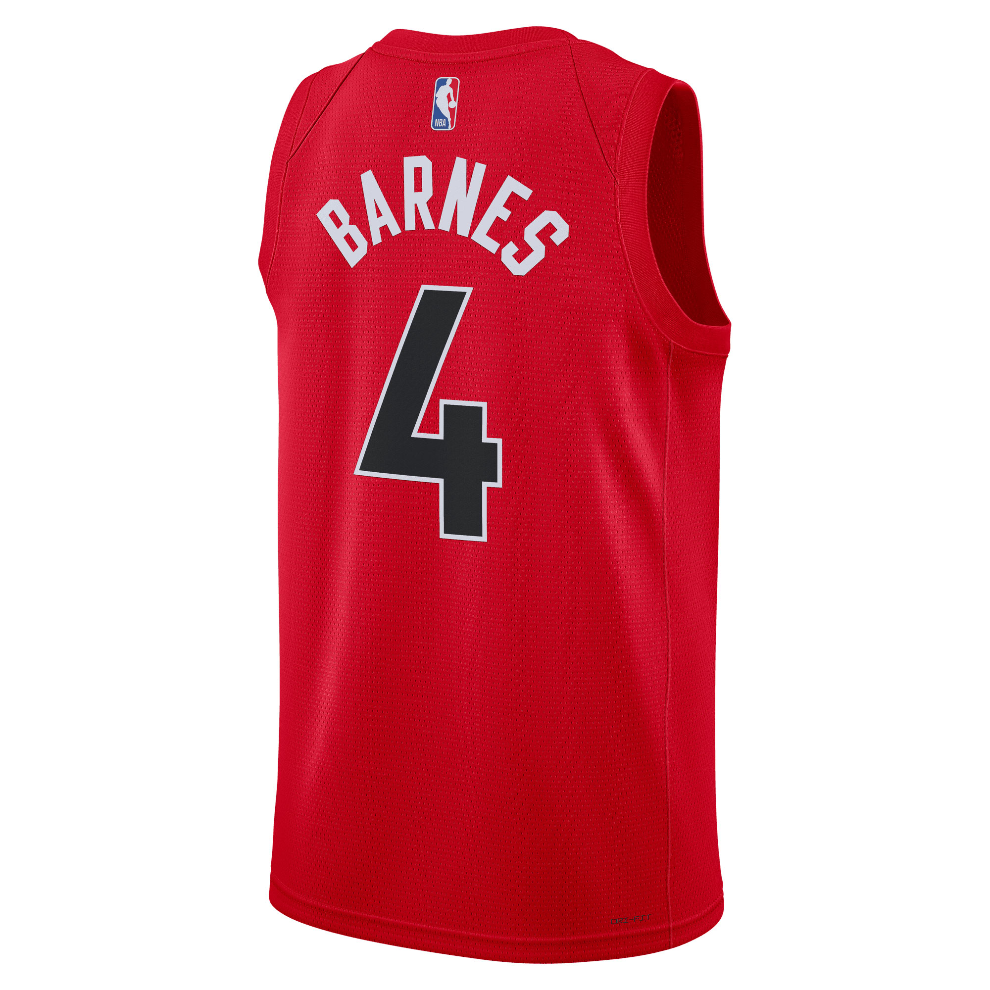 Scottie Barnes Toronto Raptors Unisex Swingman Jersey - Icon Edition - Red - angle 5