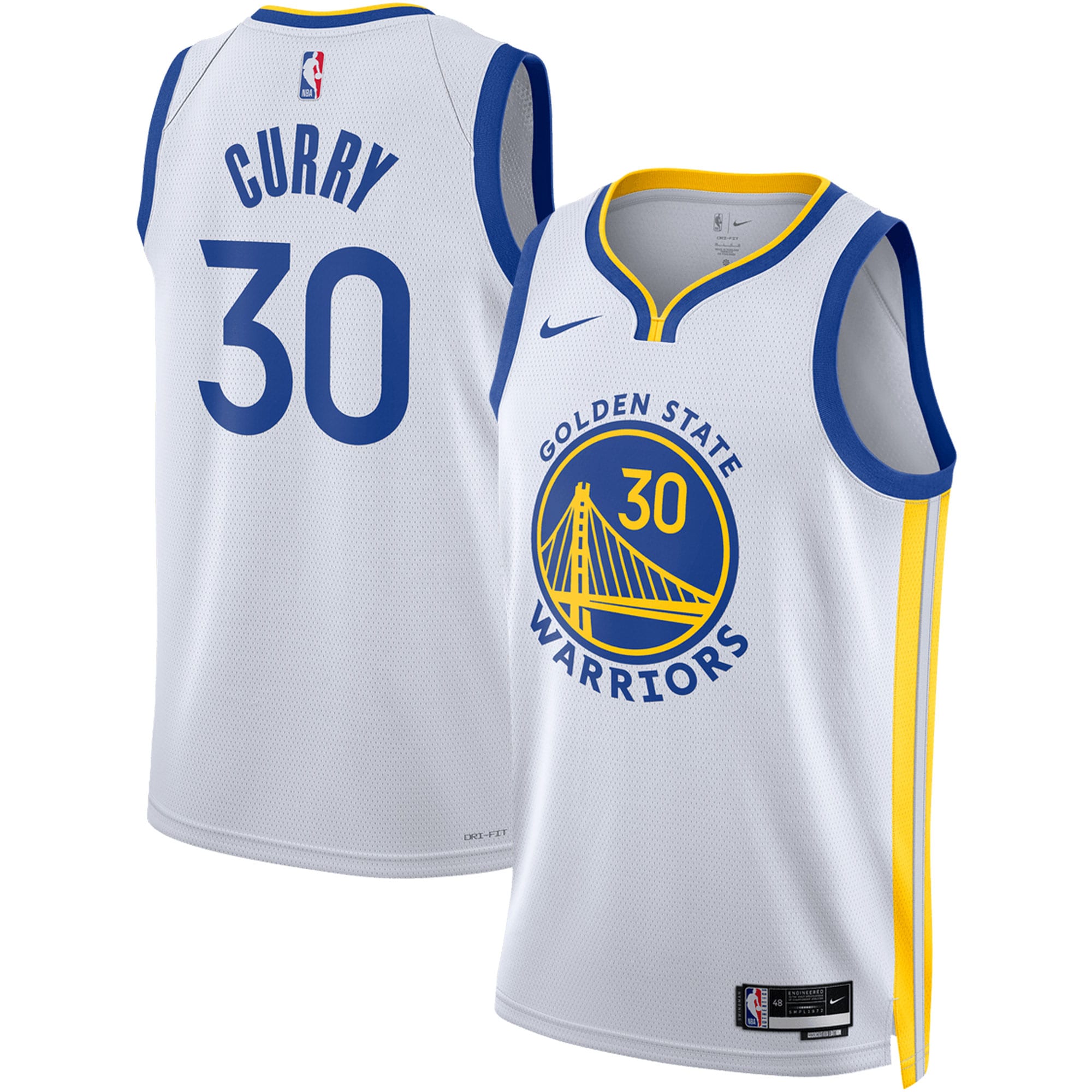 Women's Stephen Curry #30 Golden State Warriors Swingman Jersey - Association Edition - White | FanWearStyle