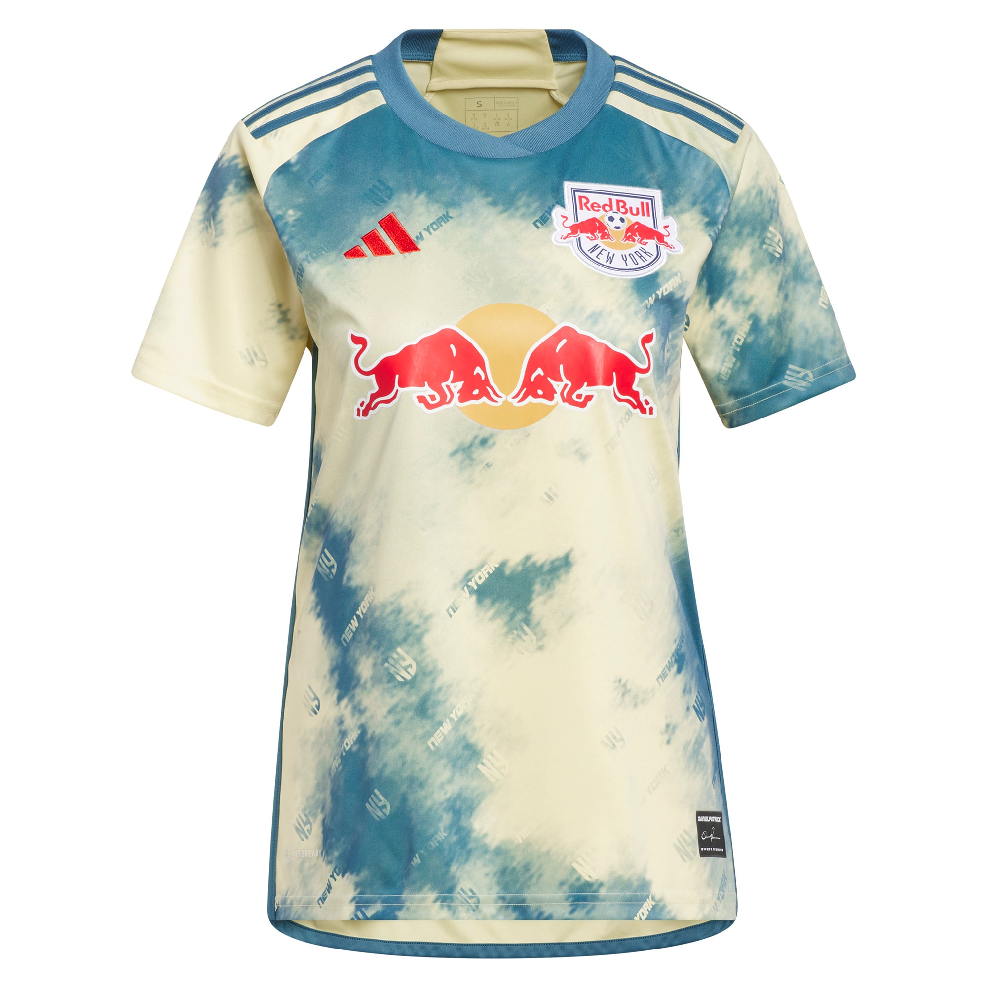 New York Red Bulls Women's 2023 Daniel Patrick Kit Replica Custom Jersey - Yellow - angle 4