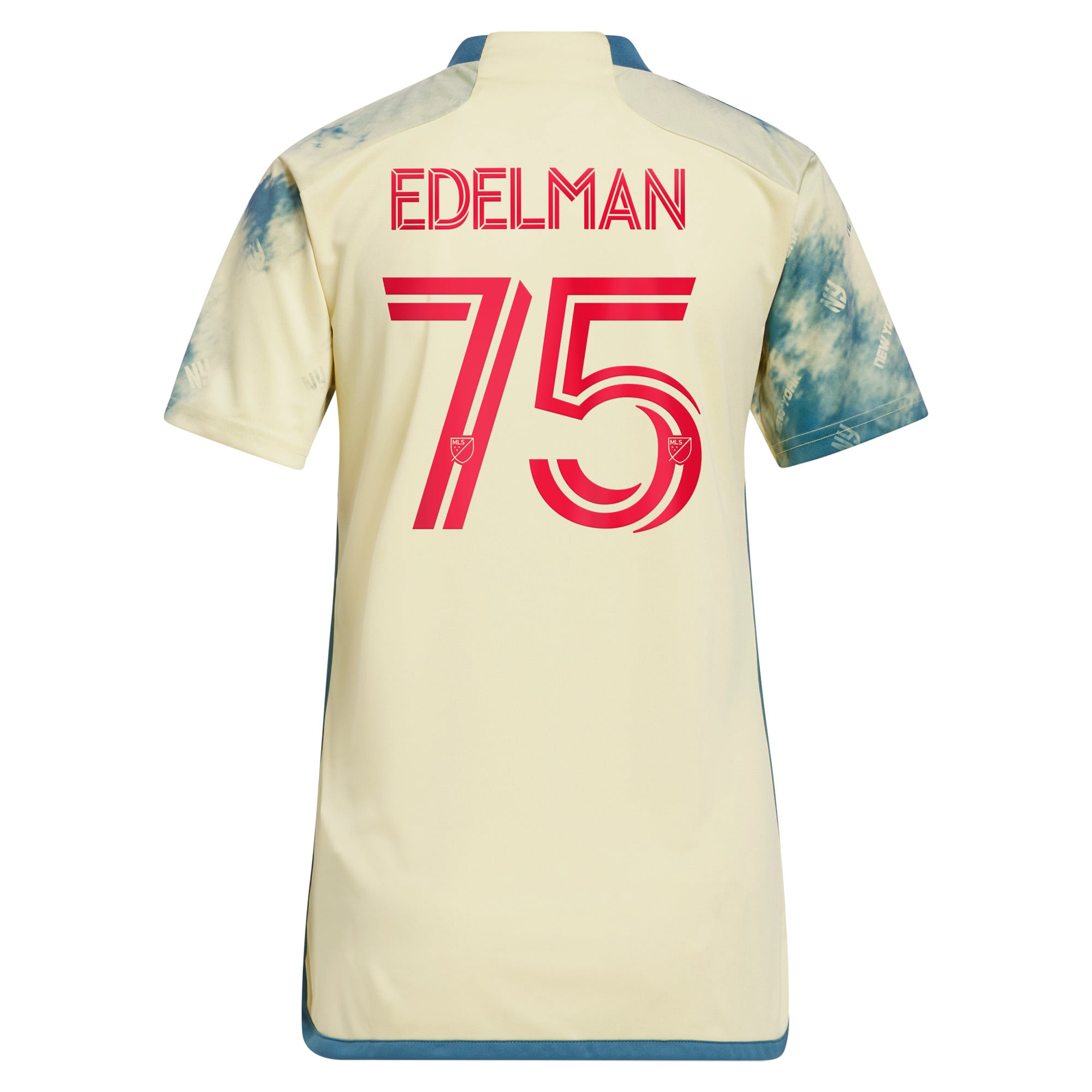 Daniel Edelman New York Red Bulls Women's 2023 Daniel Patrick Kit Replica Jersey - Yellow - angle 5