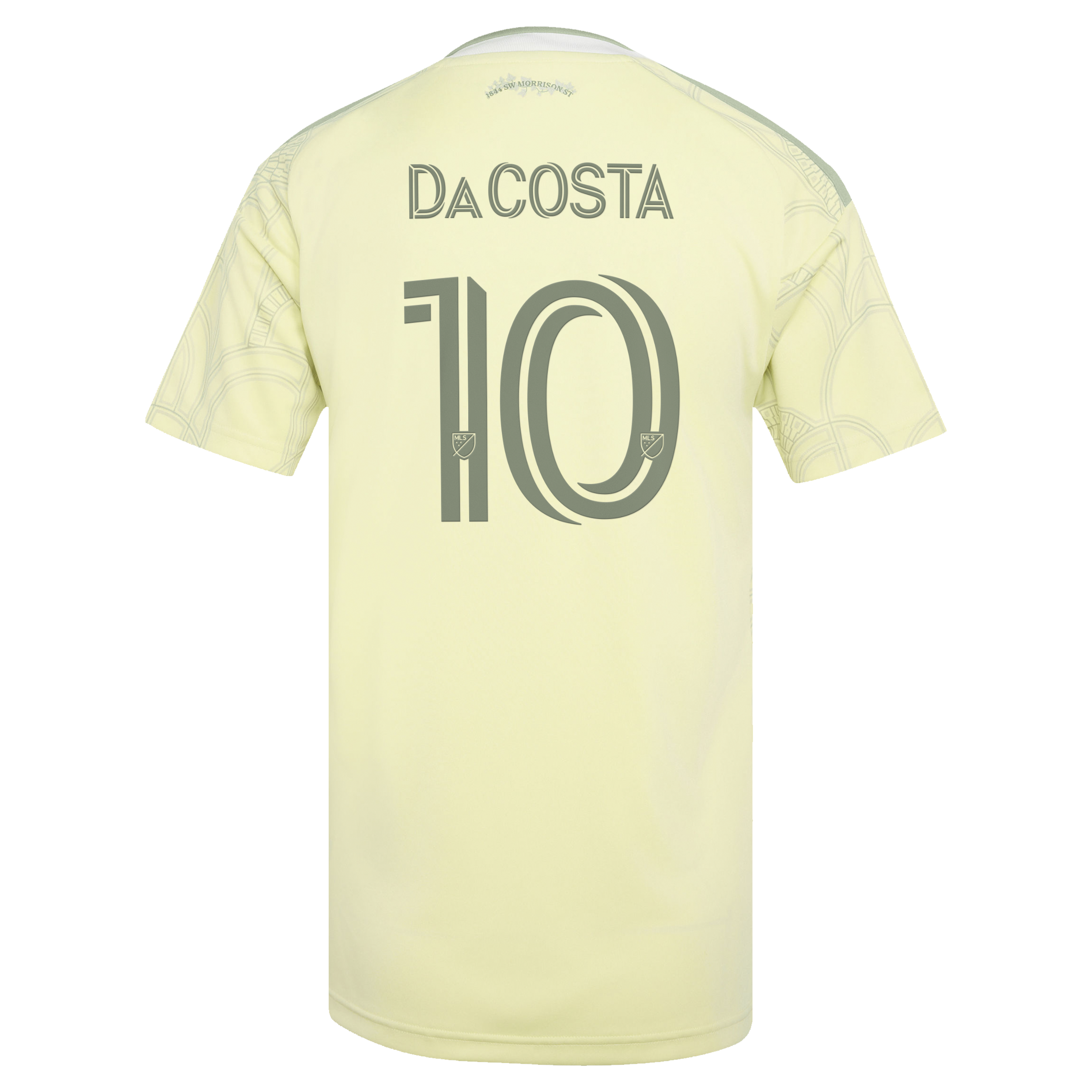 David Da Costa Portland Timbers Women's 2026 Civic Stadium Kit Replica Jersey - Yellow - angle 5