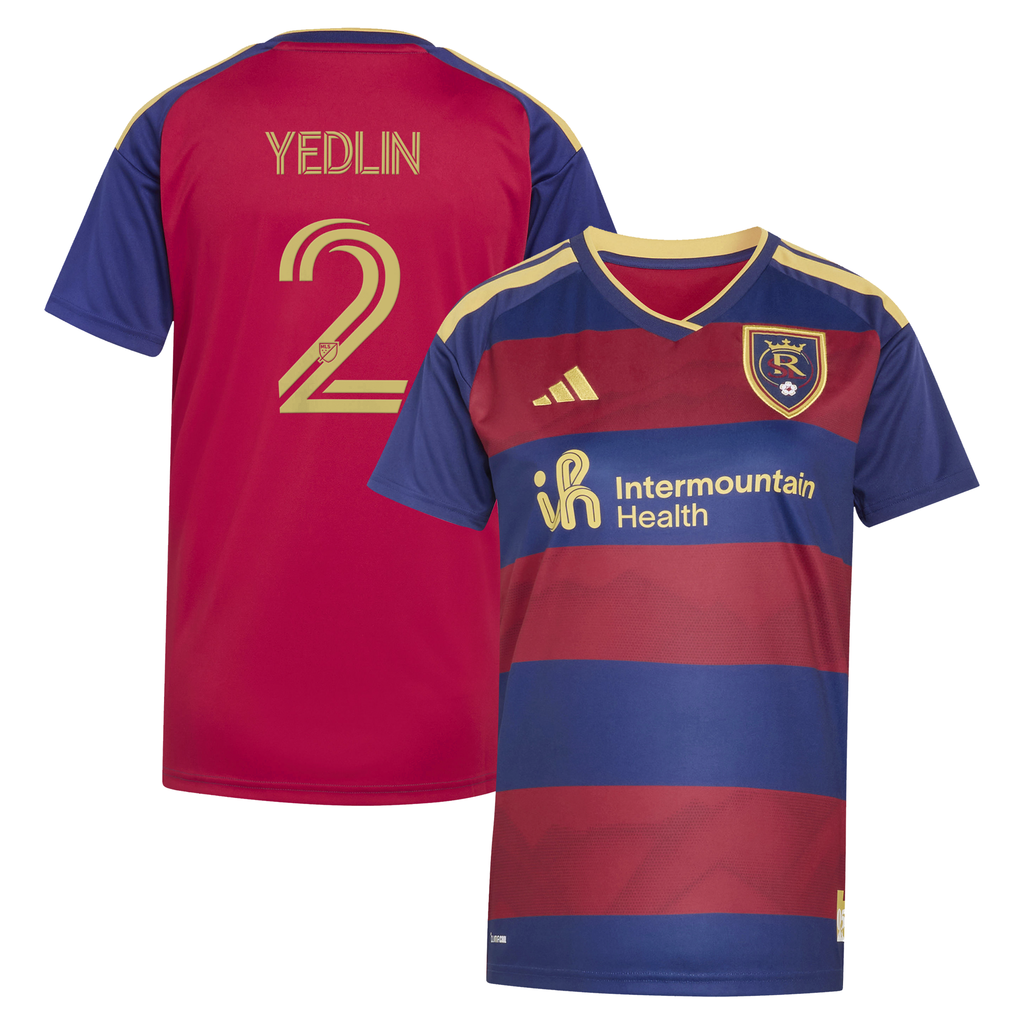 DeAndre Yedlin Real Salt Lake Women's 2026 DNA Kit On-Field Player Jersey - Red - angle 3