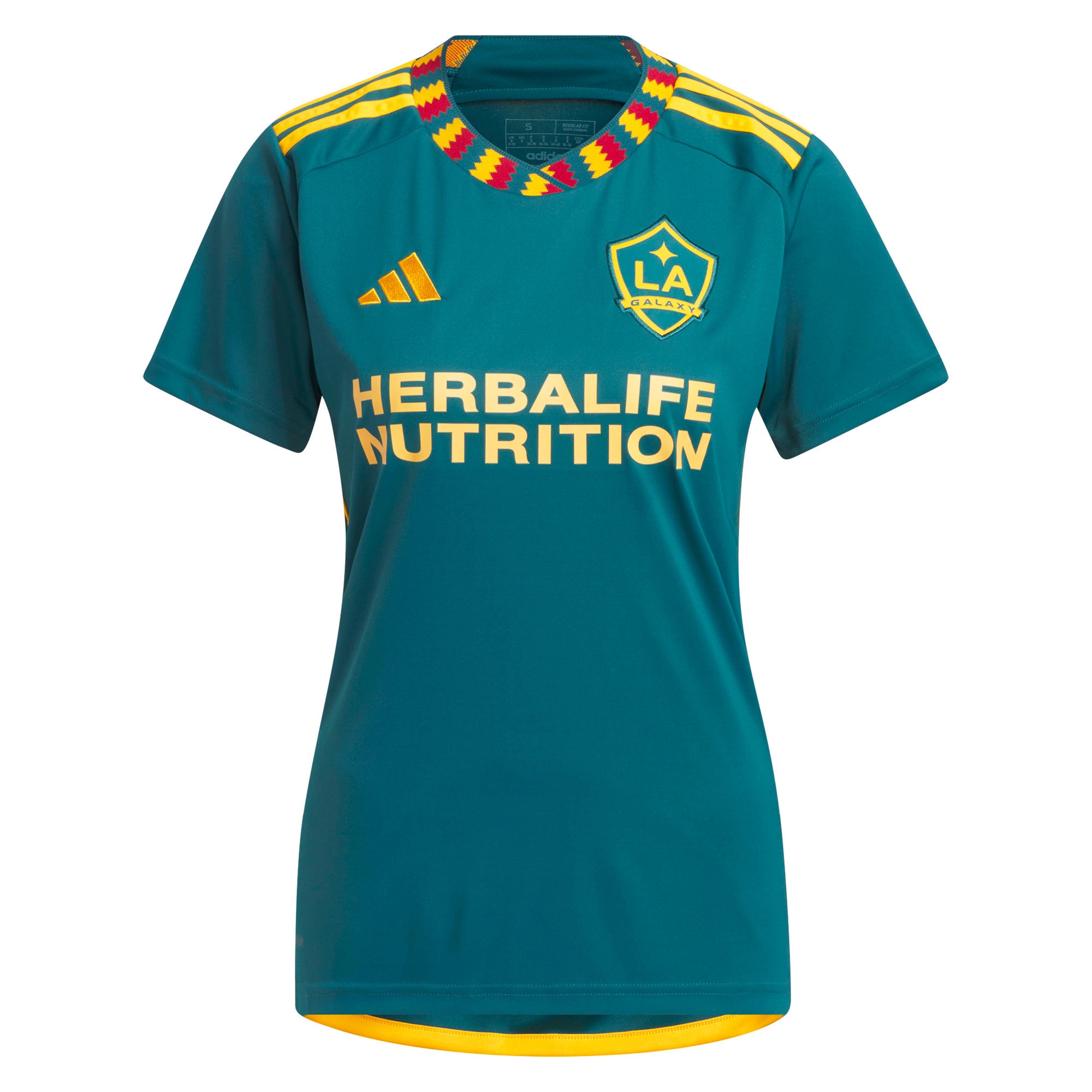 LA Galaxy Women's 2023 LA Kit Replica Custom Jersey - Green - angle 4